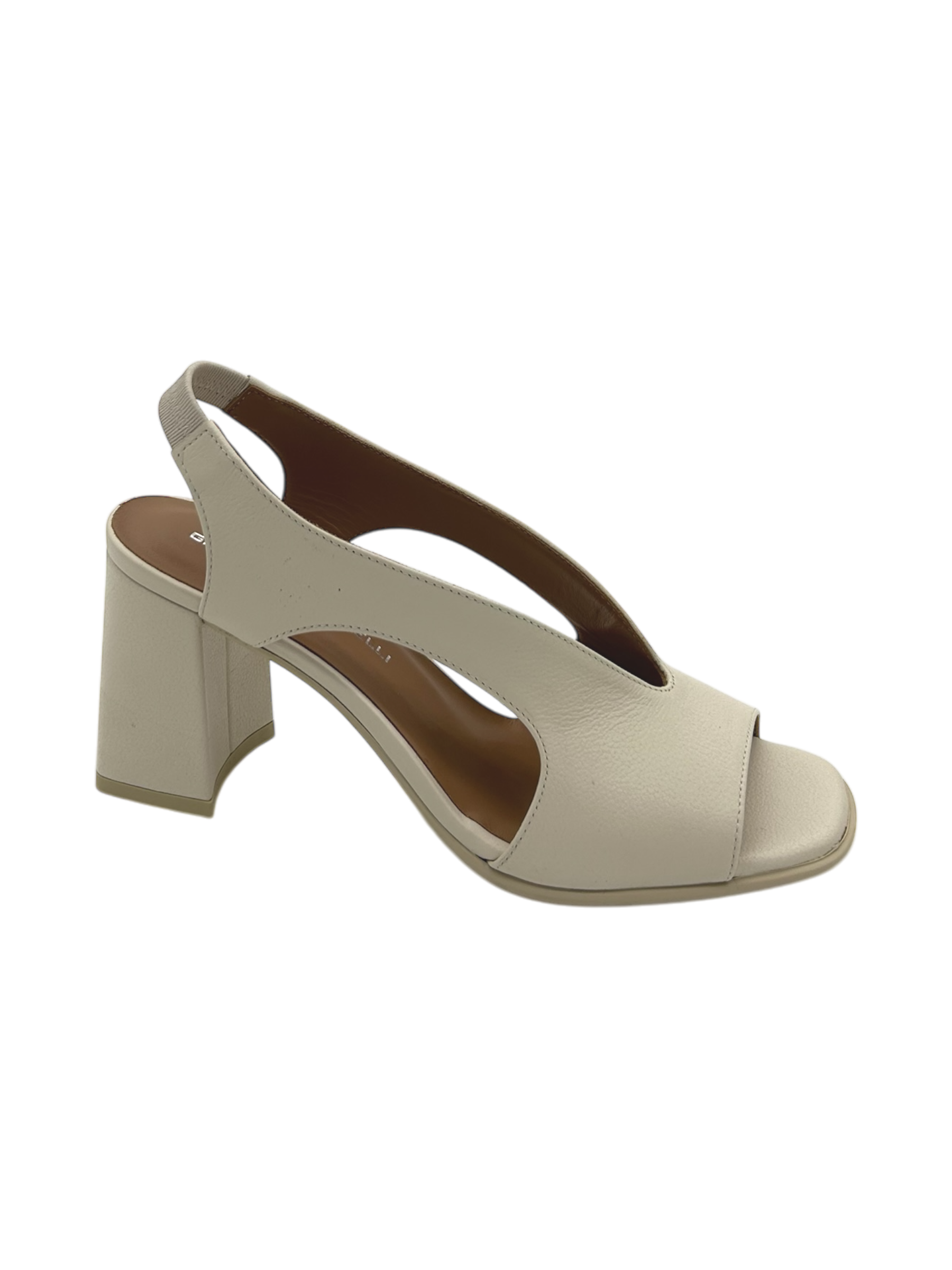 Sandalo pelle donna GIANMARCO SORELLI Milk -2164 Flex-