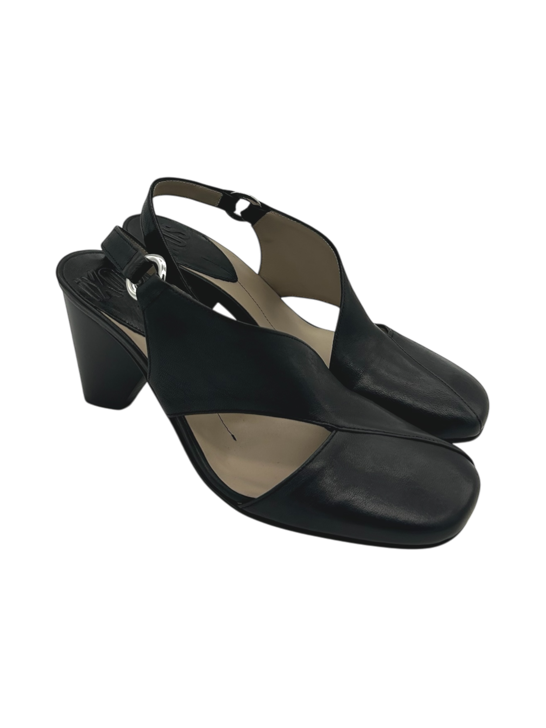 Scarpa pelle donna Ixos Nero -Homer 604-