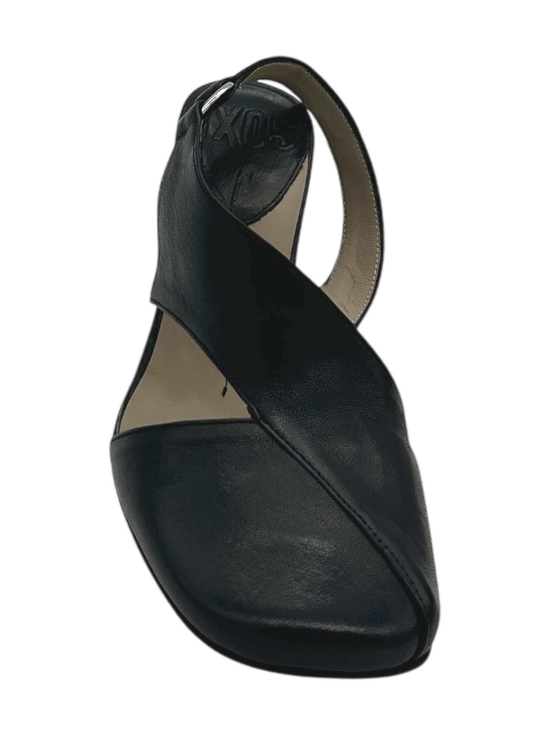 Scarpa pelle donna Ixos Nero -Homer 604-