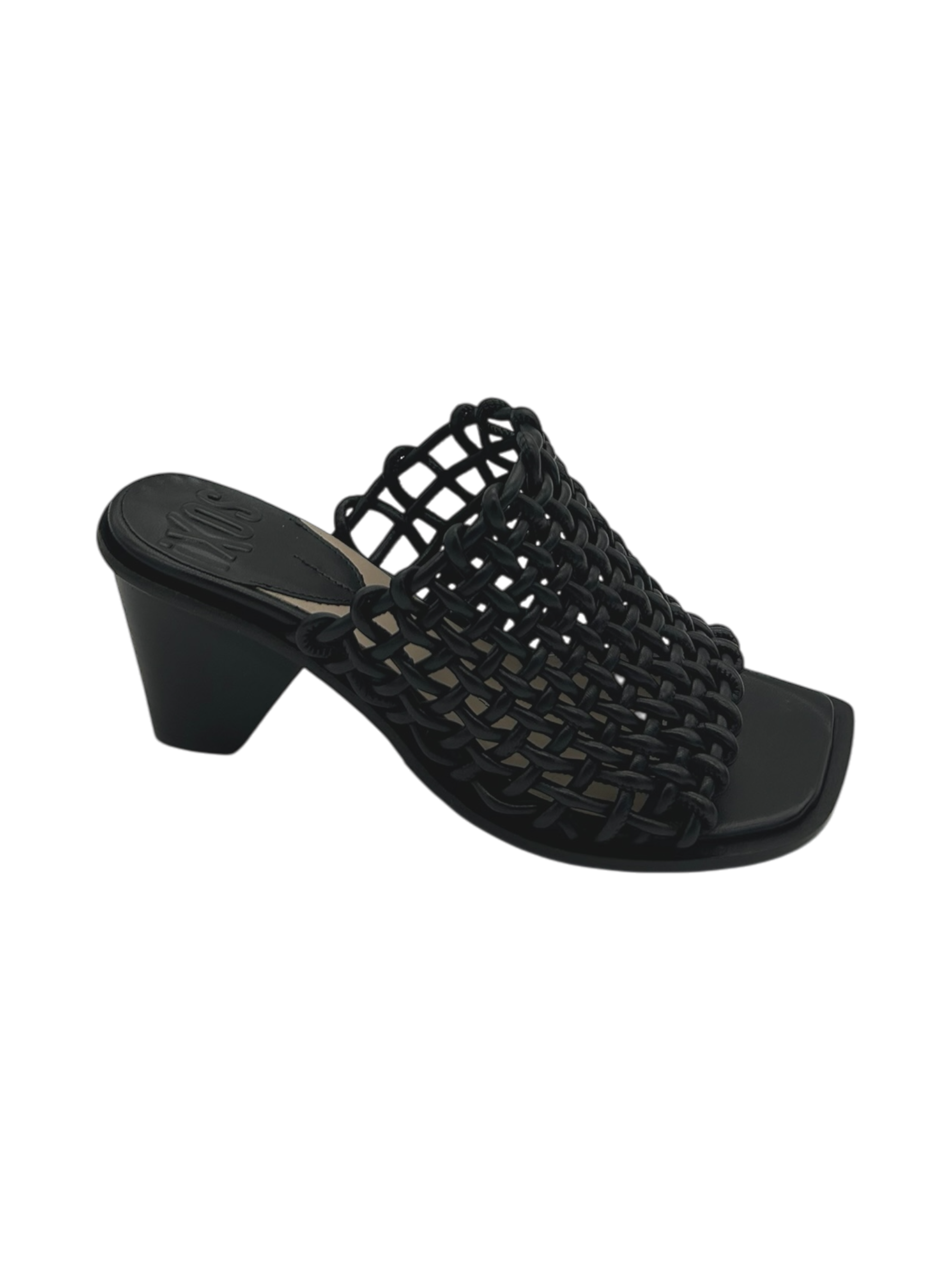 Sandalo pelle donna Ixos Nero -Marge-