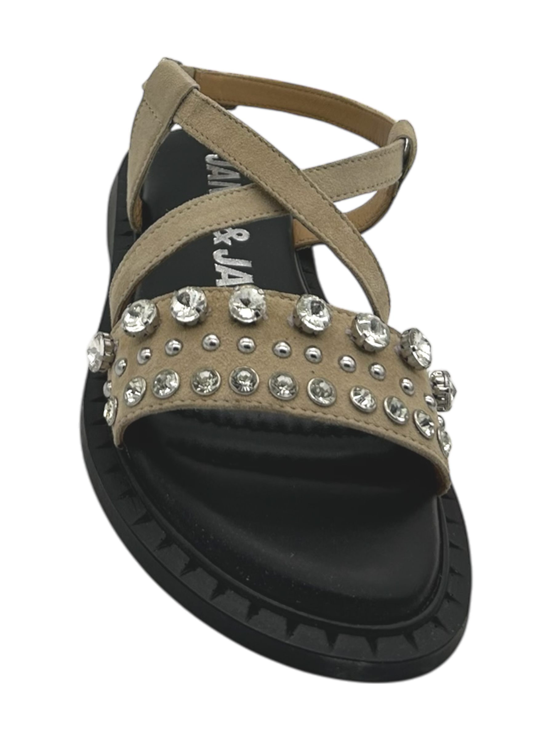 Sandalo pelle donna Janet & Janet Beige - J 144 -