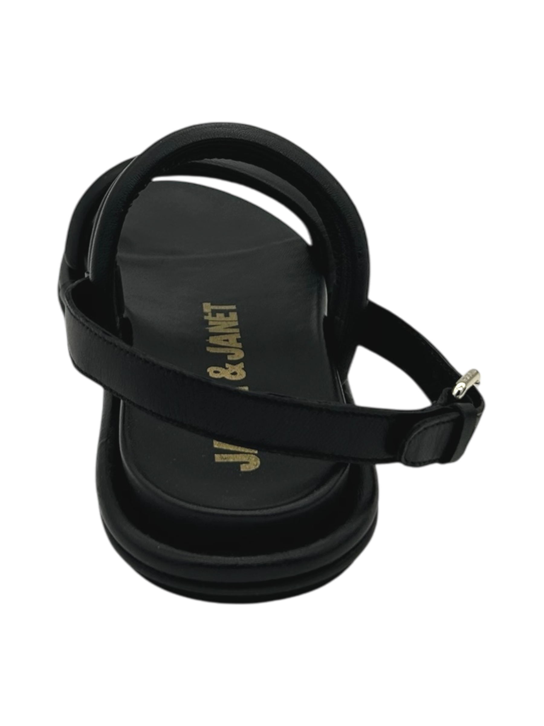 Sandalo pelle donna Janet & Janet Nero - J 161 -