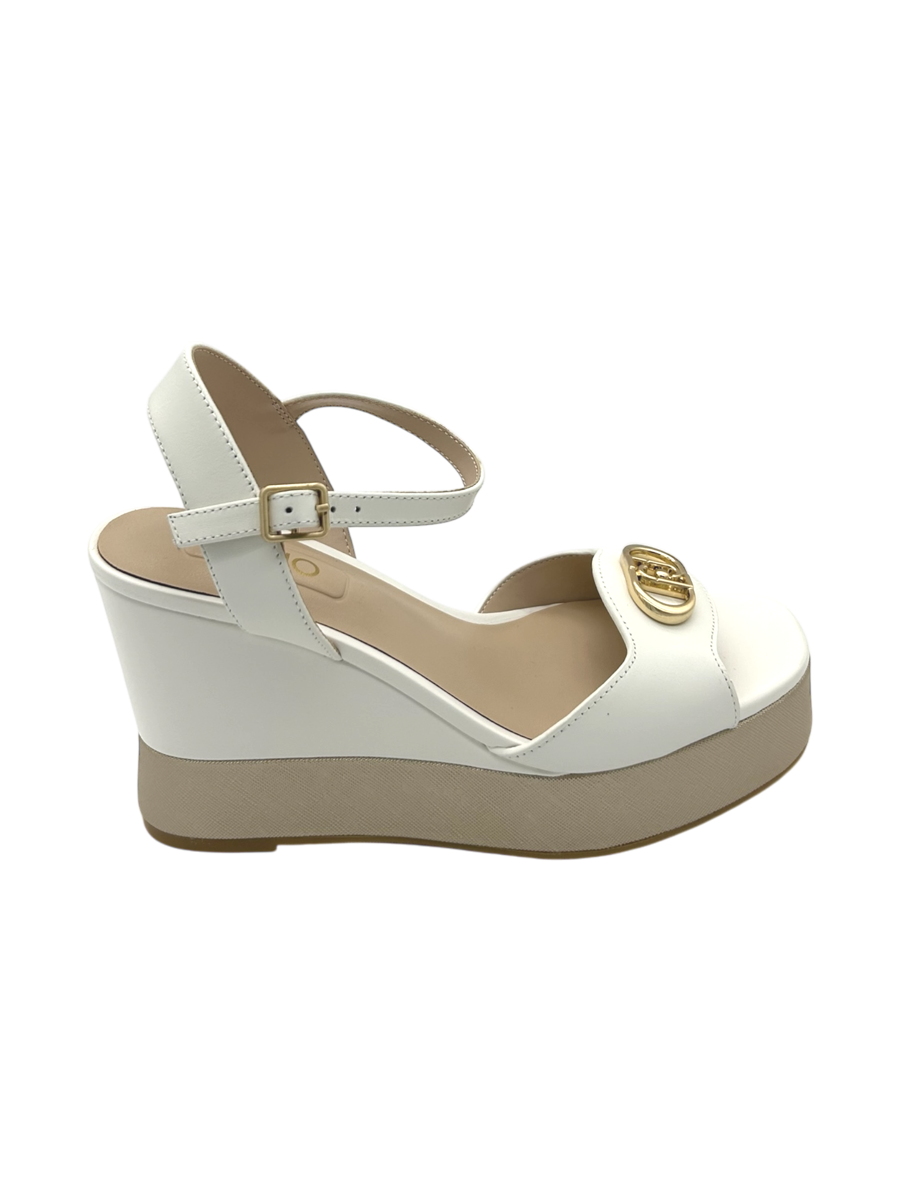 Sandalo zeppa LIUJO Off White - Karen 11 -