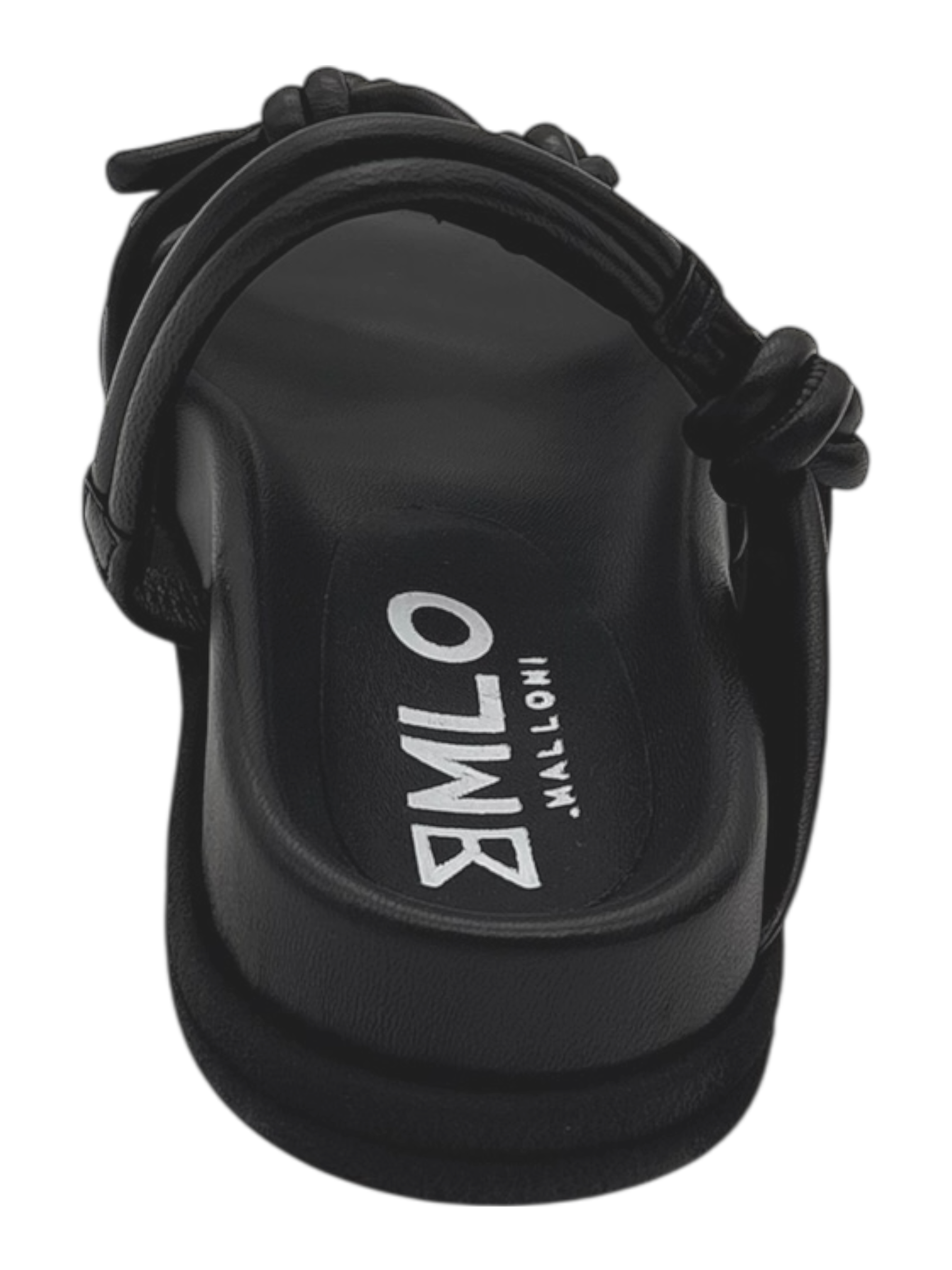 Sandalo pelle donna Malloni Black-X26E35012-