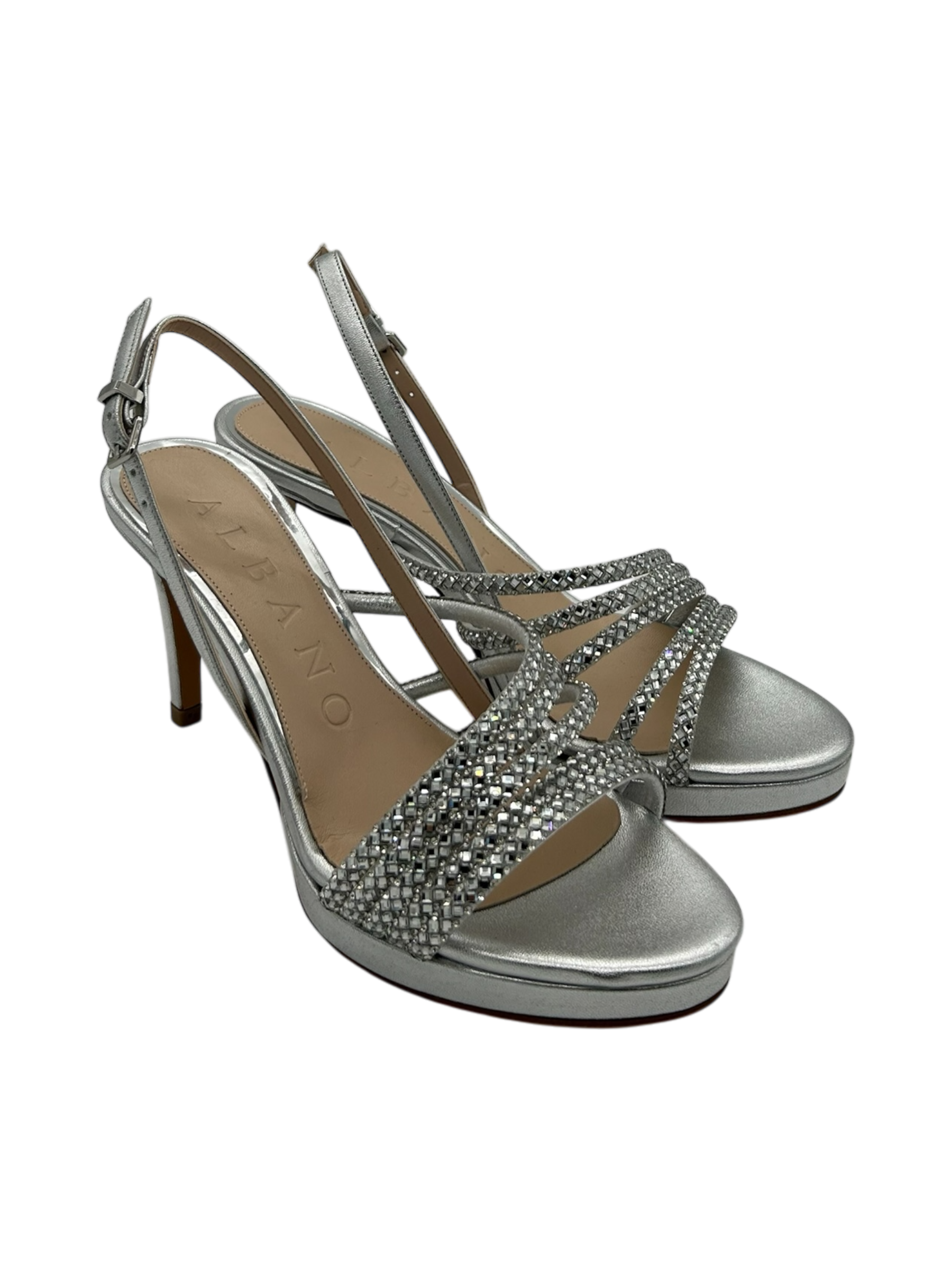 Sandalo donna Albano Metal Argento - 5345-