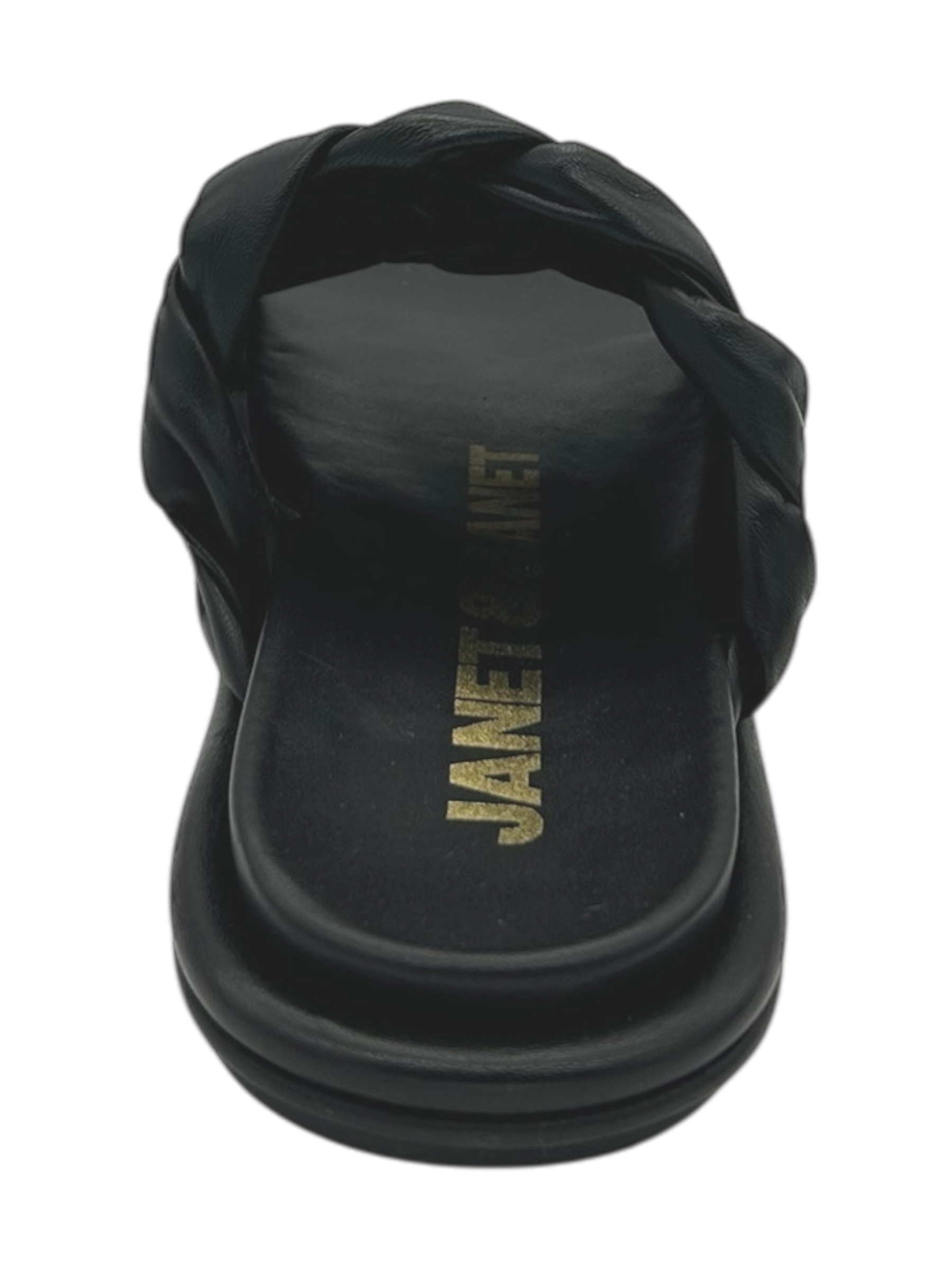Sandalo pelle donna Janet & Janet Nero - J 193 -
