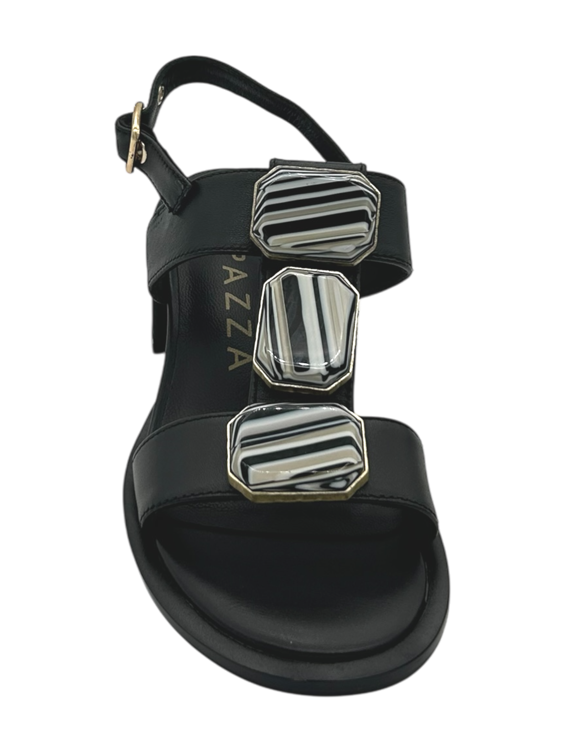 Sandalo pelle donna Apepazza Black - Nairobi -