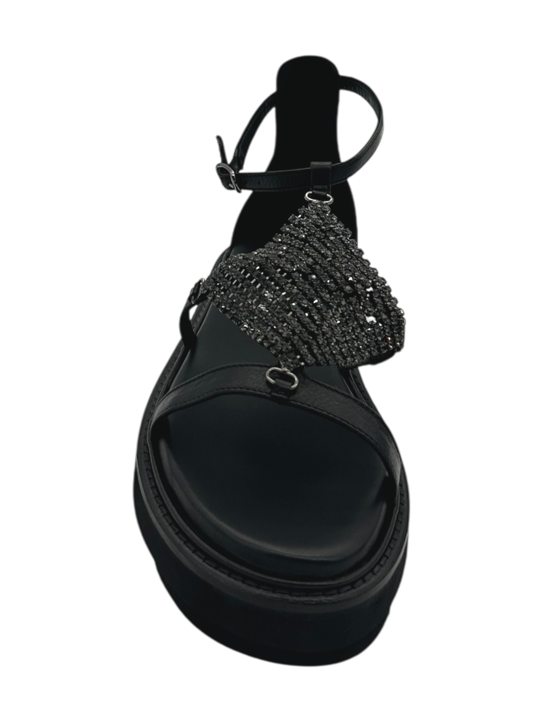 Sandalo pelle donna FRU.IT Black - 9163 -