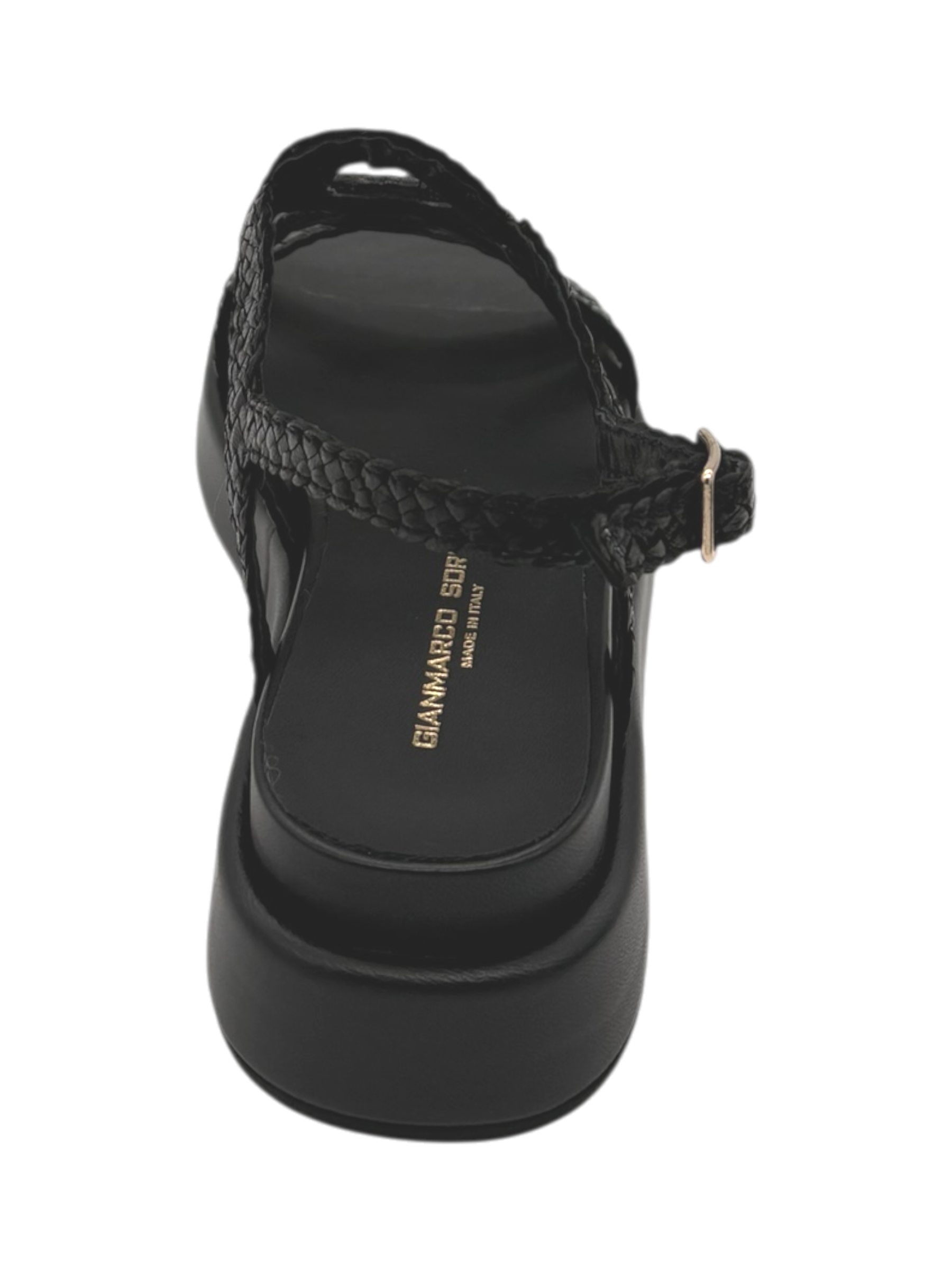 Sandalo pelle donna GIANMARCO SORELLI Black -12270 Ares-
