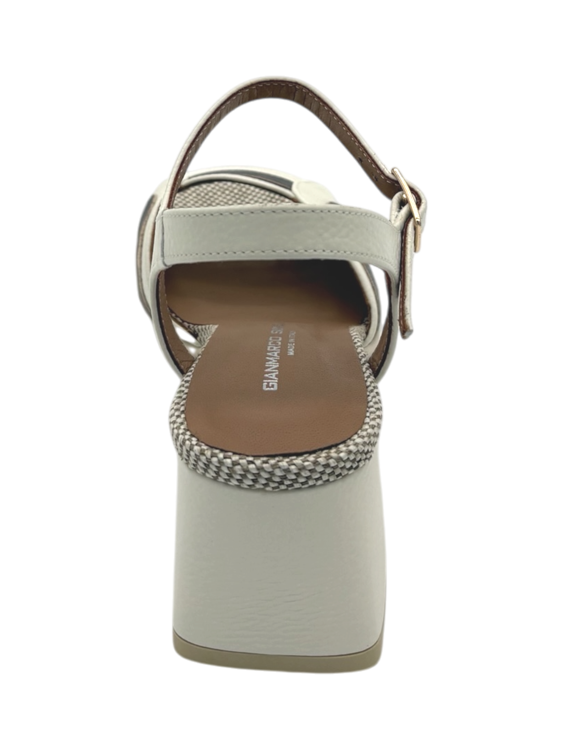 Sandalo pelle donna GIANMARCO SORELLI Latte -2067 Flow-