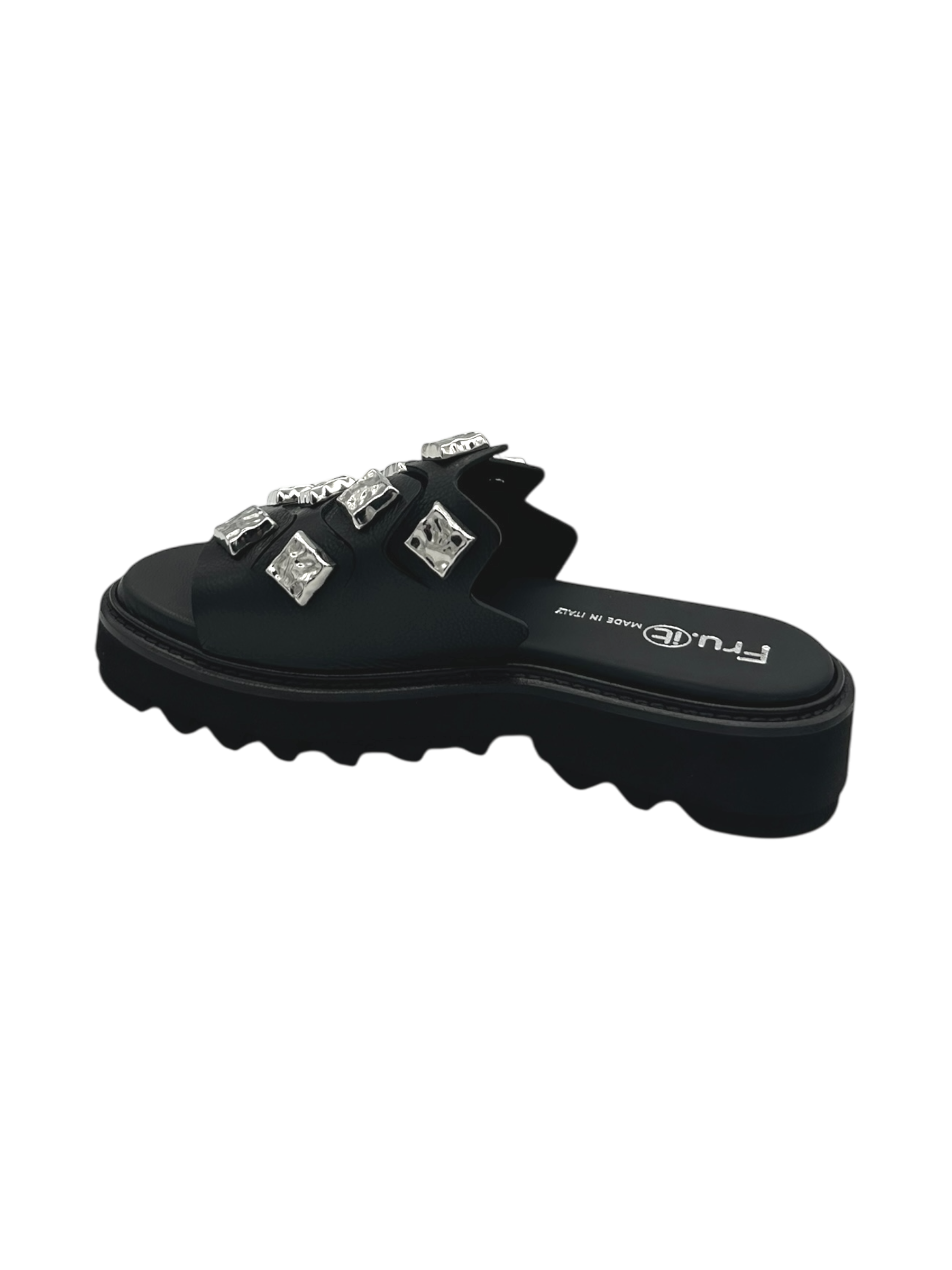 Sandalo pelle donna FRU.IT Black - 9172 -