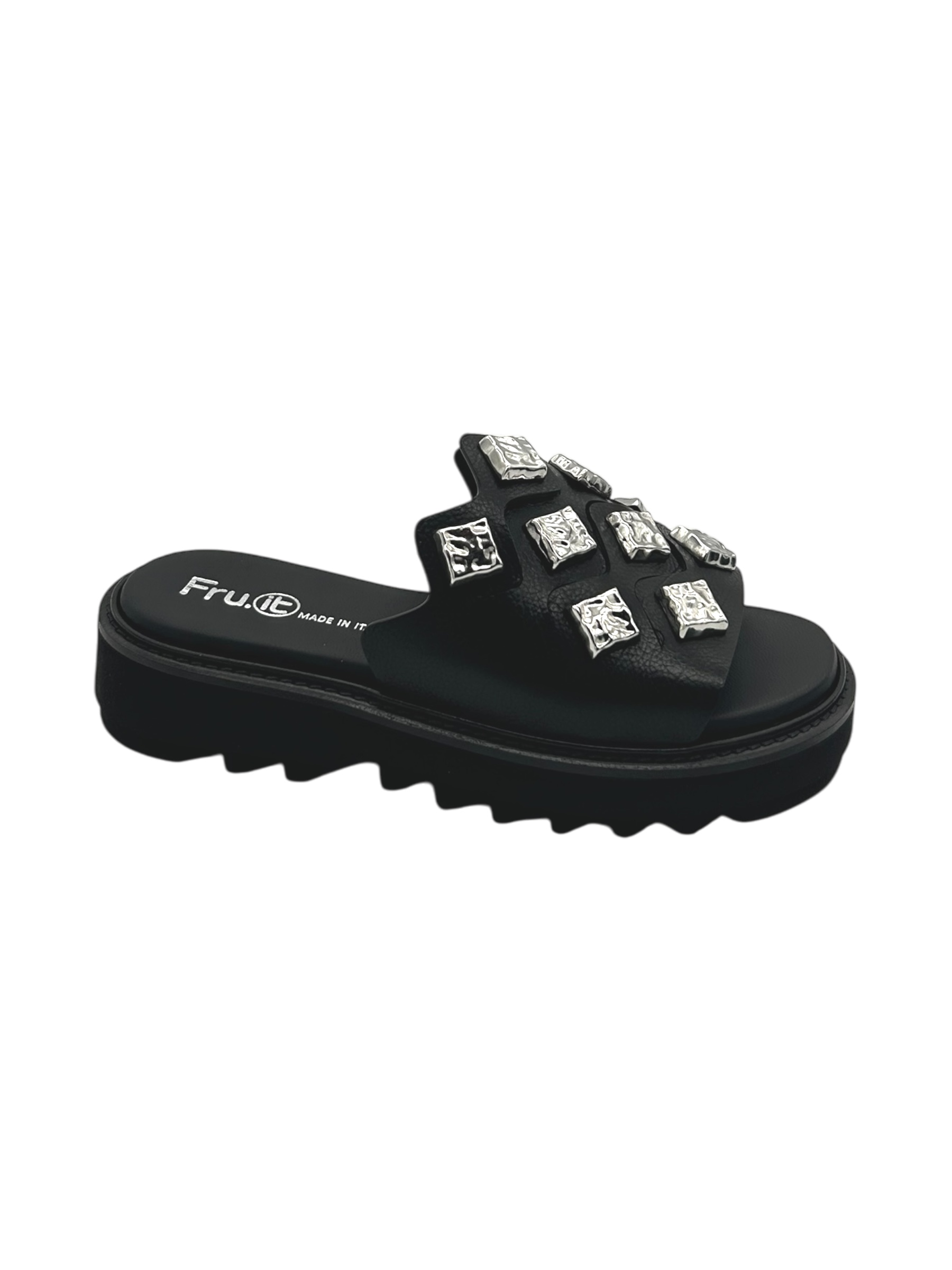 Sandalo pelle donna FRU.IT Black - 9172 -