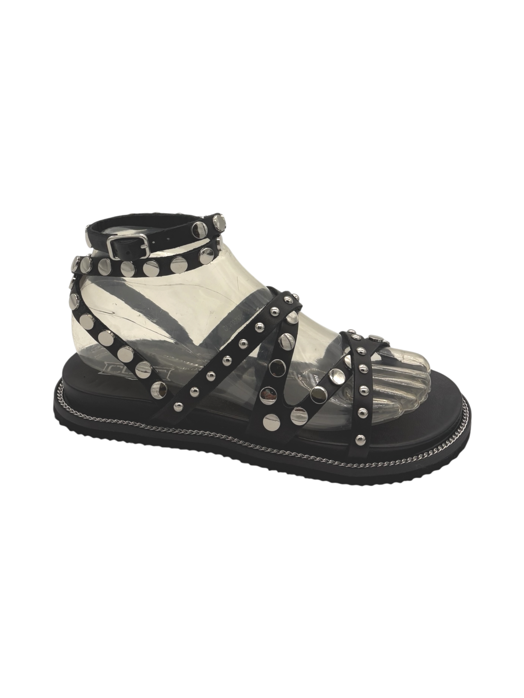 Sandalo Donna CULT Roshelle 3886 in Pelle Nera