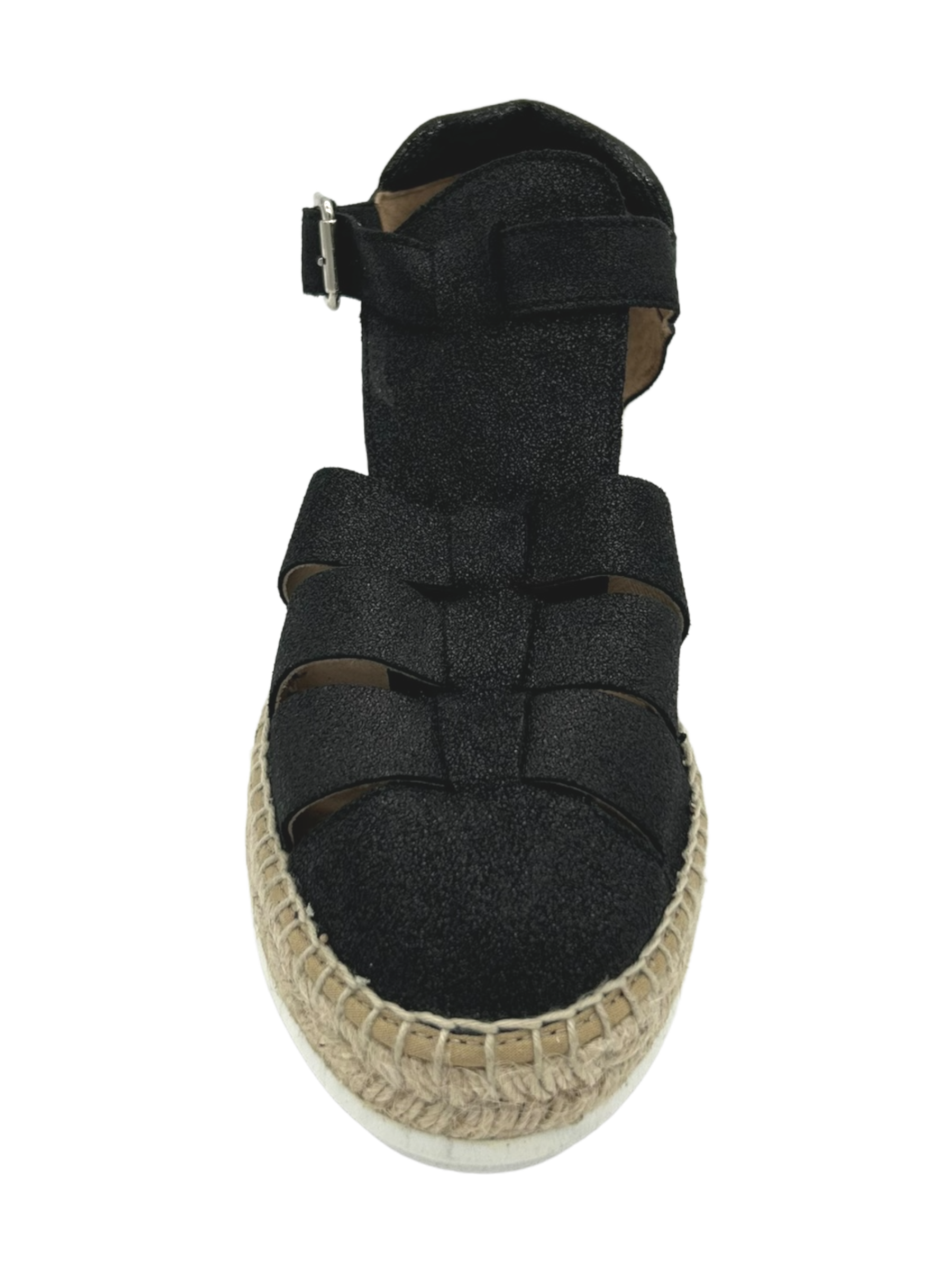Sandalo corda kanna Nero - KV6302 -