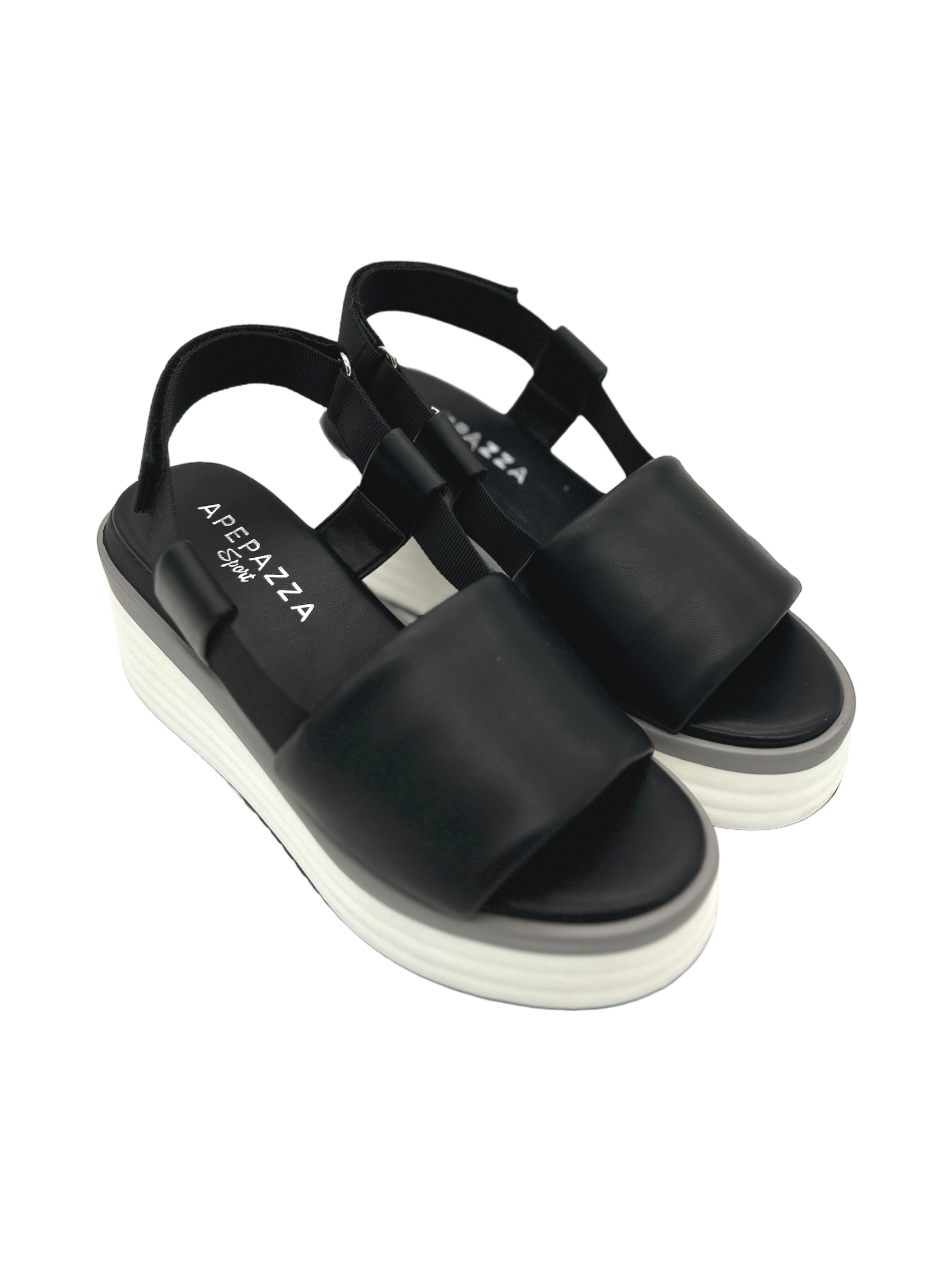 Sandalo donna Apepazza Black - Babette -