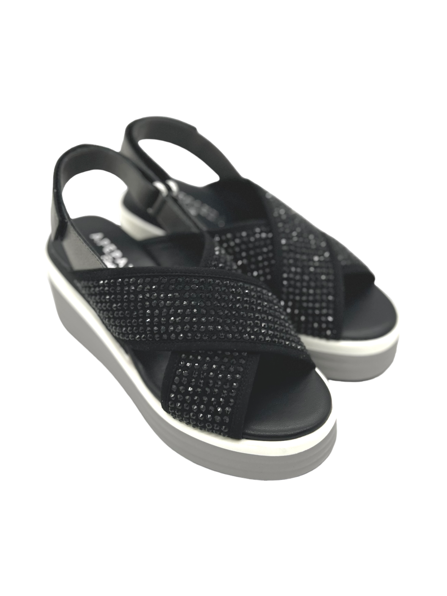 Sandalo donna Apepazza Black - Belle -
