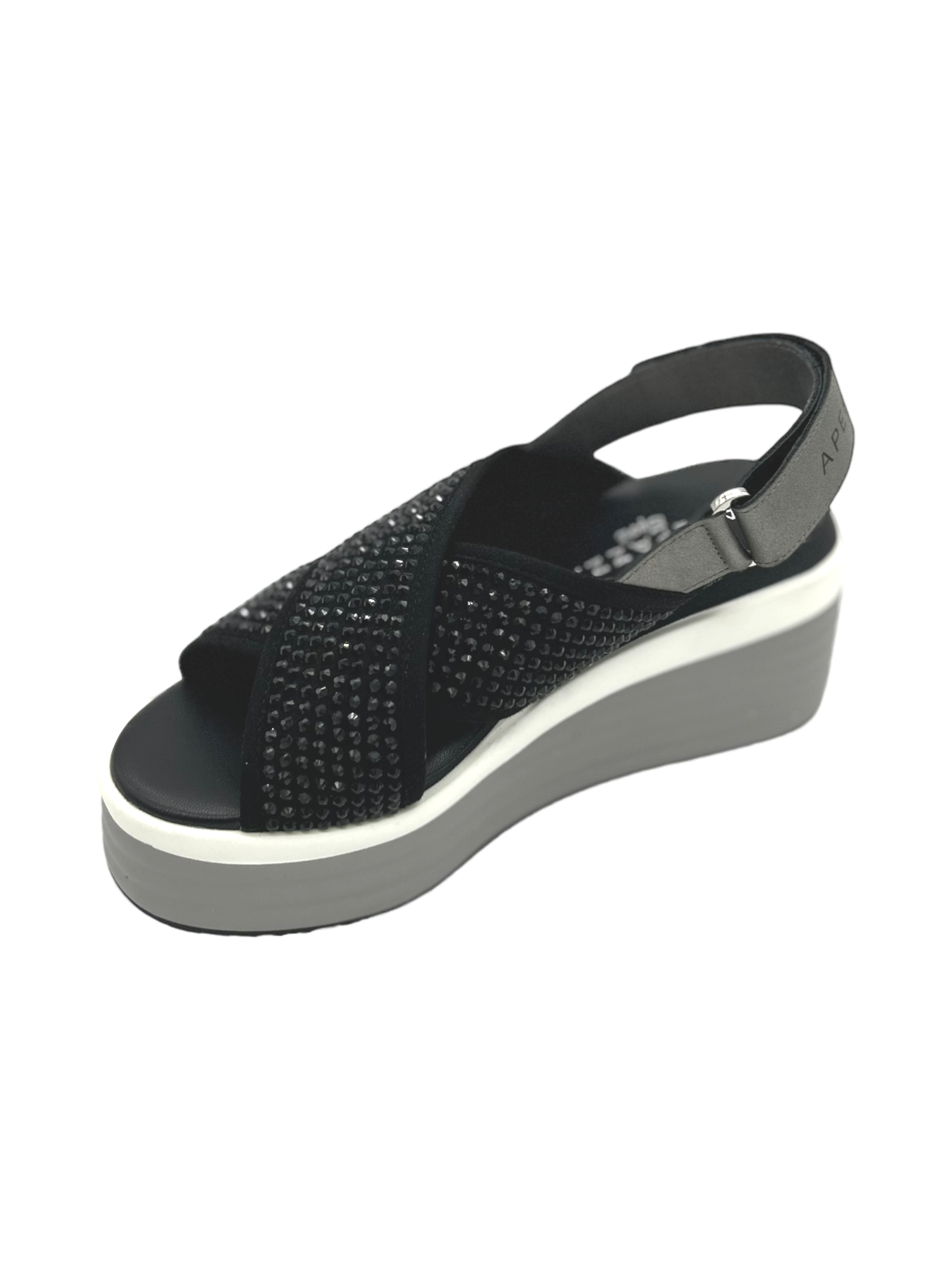 Sandalo donna Apepazza Black - Belle -