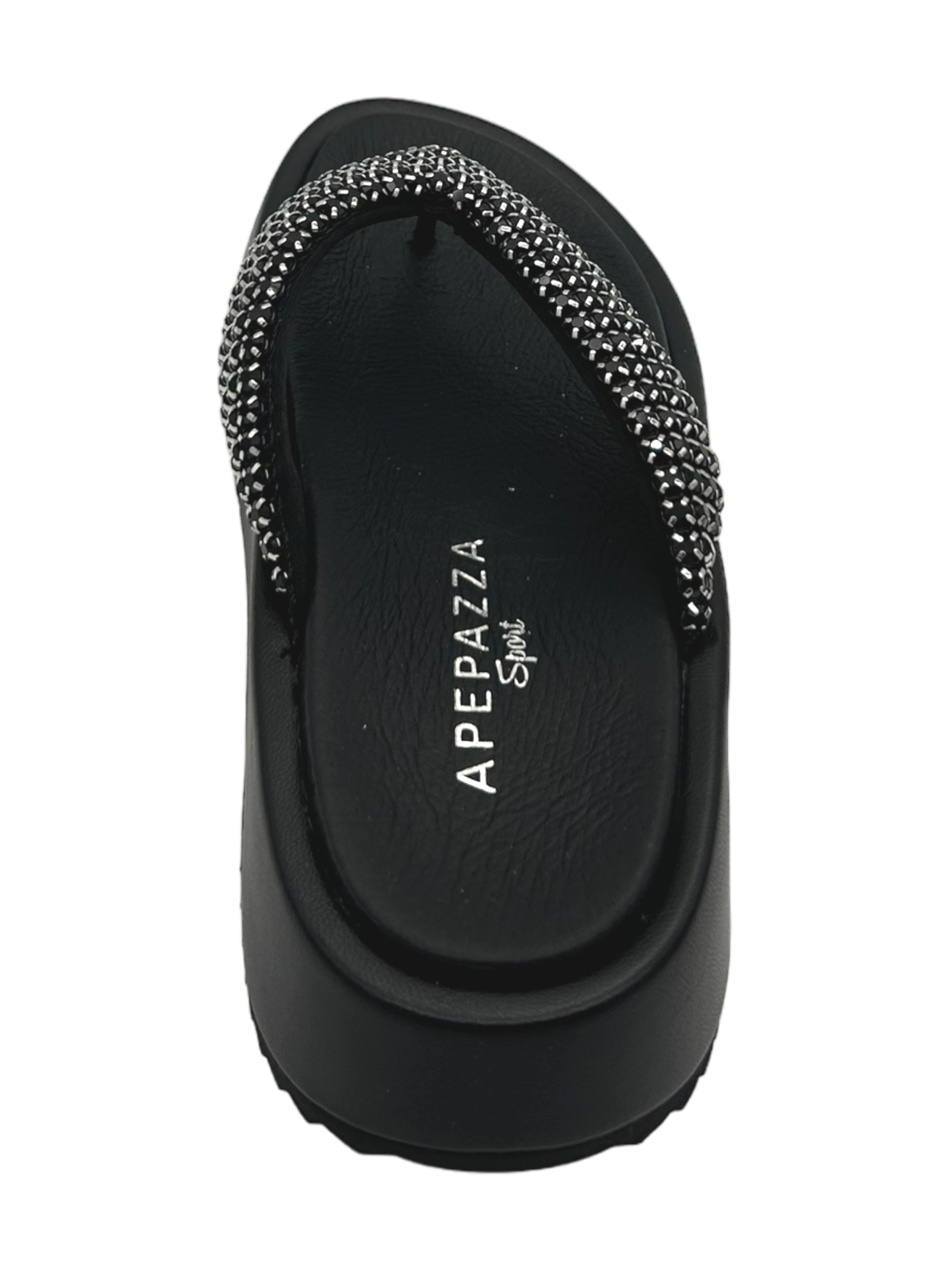 Ciabatta donna Apepazza Black - Clarissa -