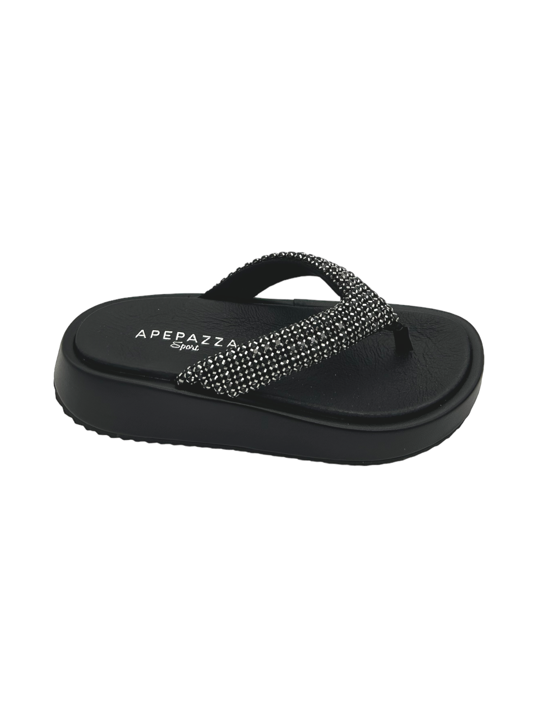 Ciabatta donna Apepazza Black - Clarissa -