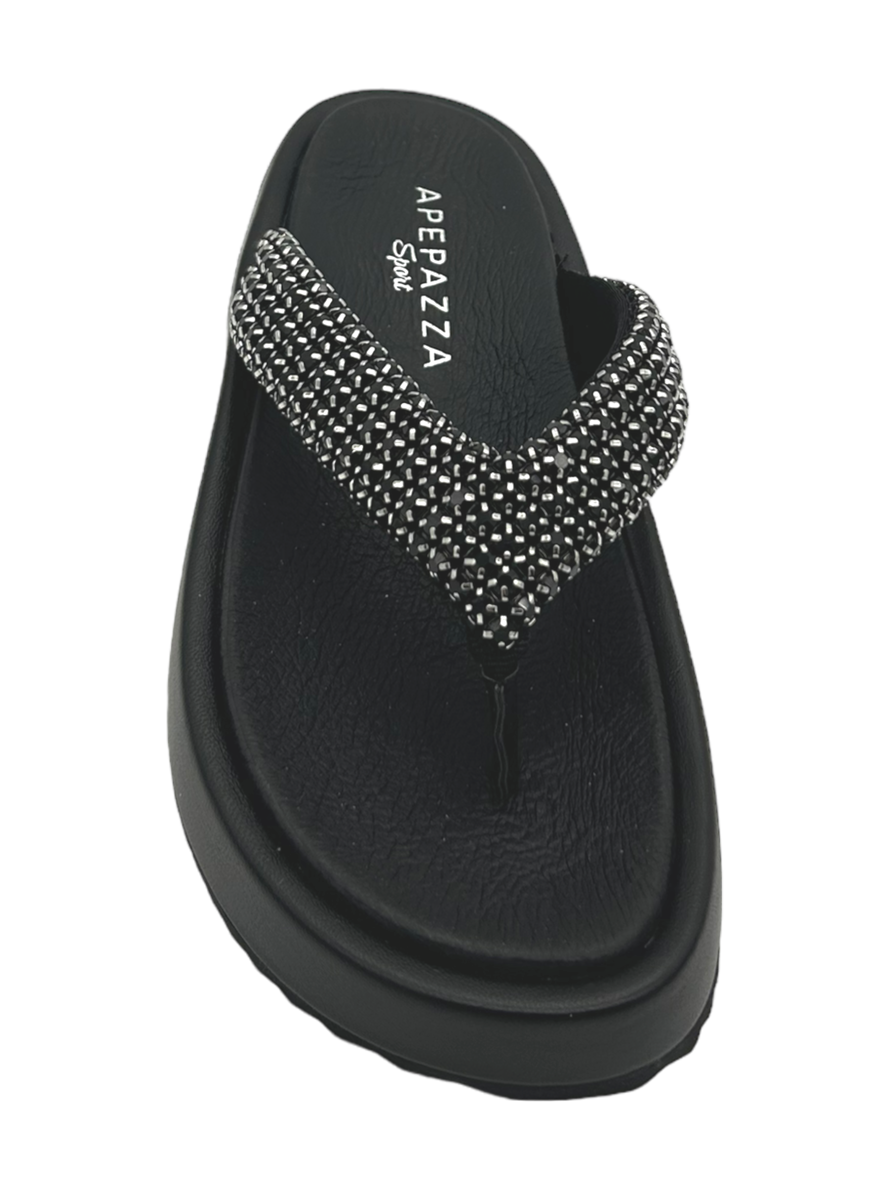 Ciabatta donna Apepazza Black - Clarissa -