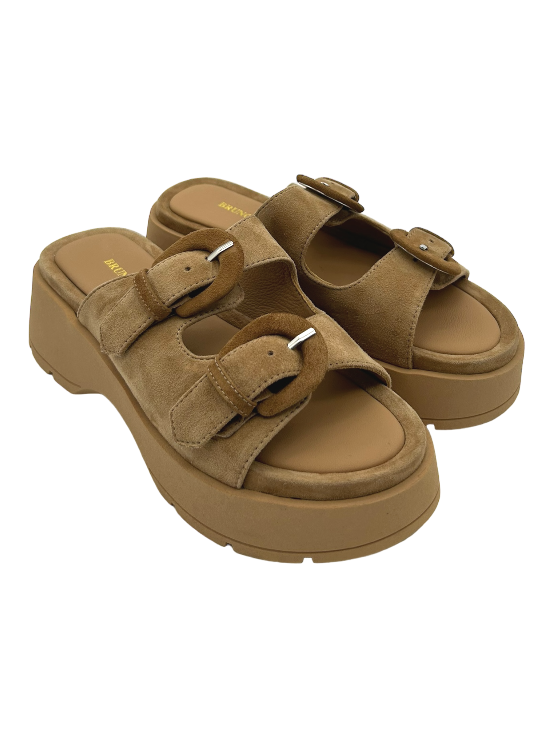 Ciabatta donna Bruno Premi camoscio Tabacco - BH3105X -