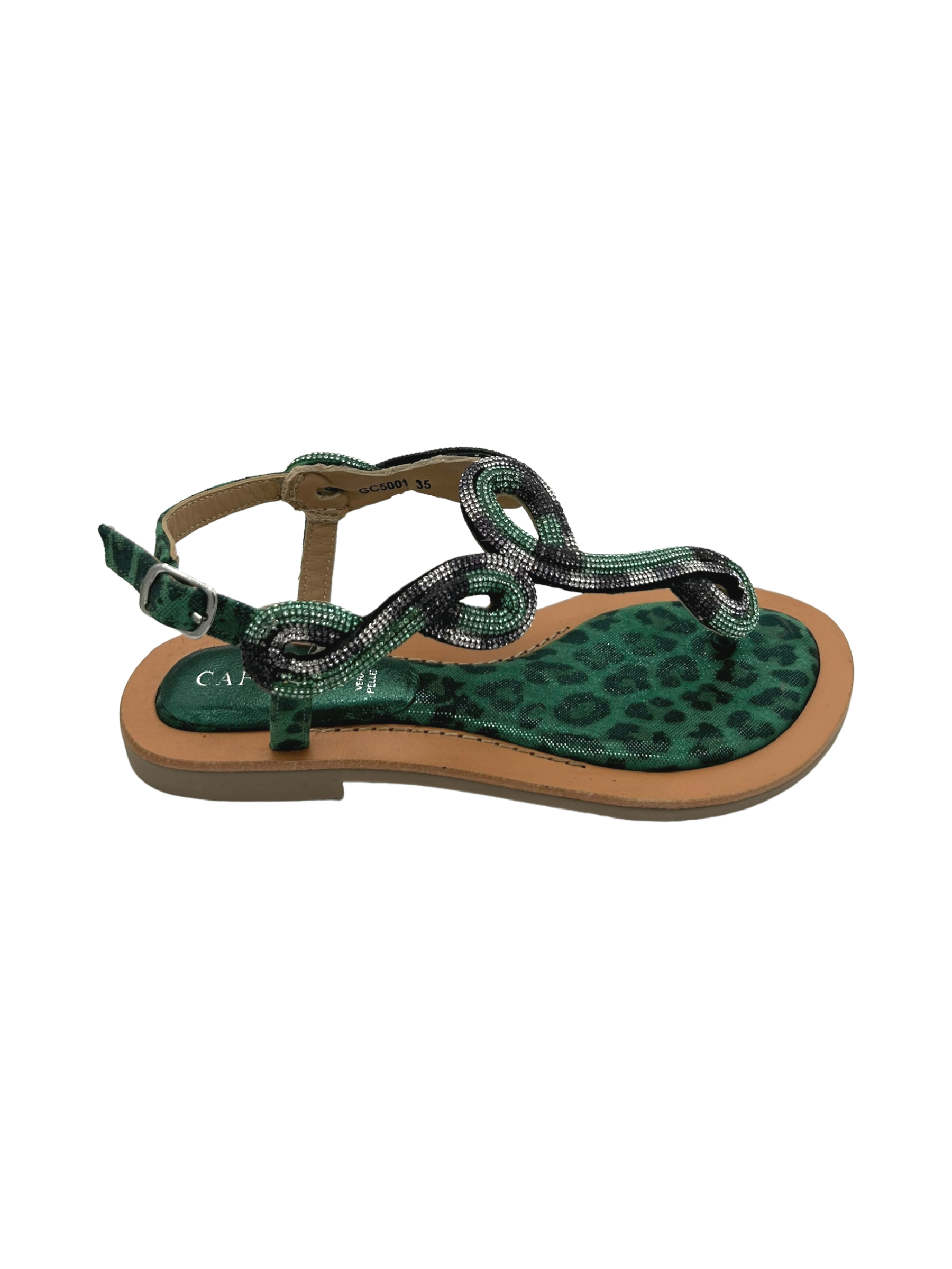 Sandalo donna CAFèNOIR verde - GC5001 -