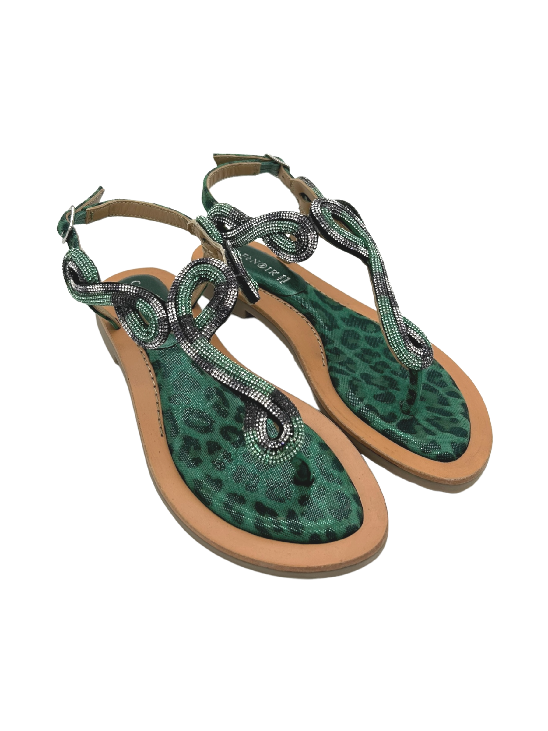 Sandalo donna CAFèNOIR verde - GC5001 -