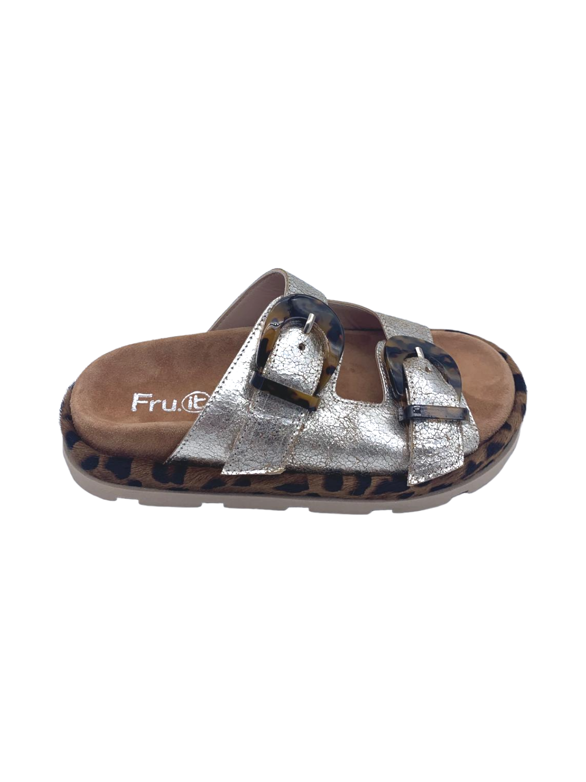 Sandalo donna FRU.IT Metallizzato Argento - 8670 -