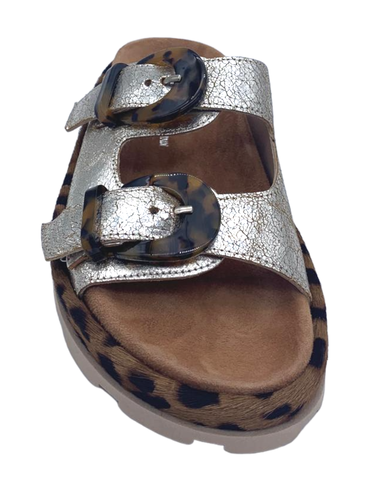 Sandalo donna FRU.IT Metallizzato Argento - 8670 -