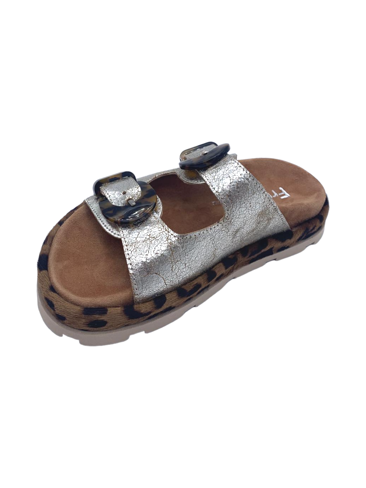 Sandalo donna FRU.IT Metallizzato Argento - 8670 -
