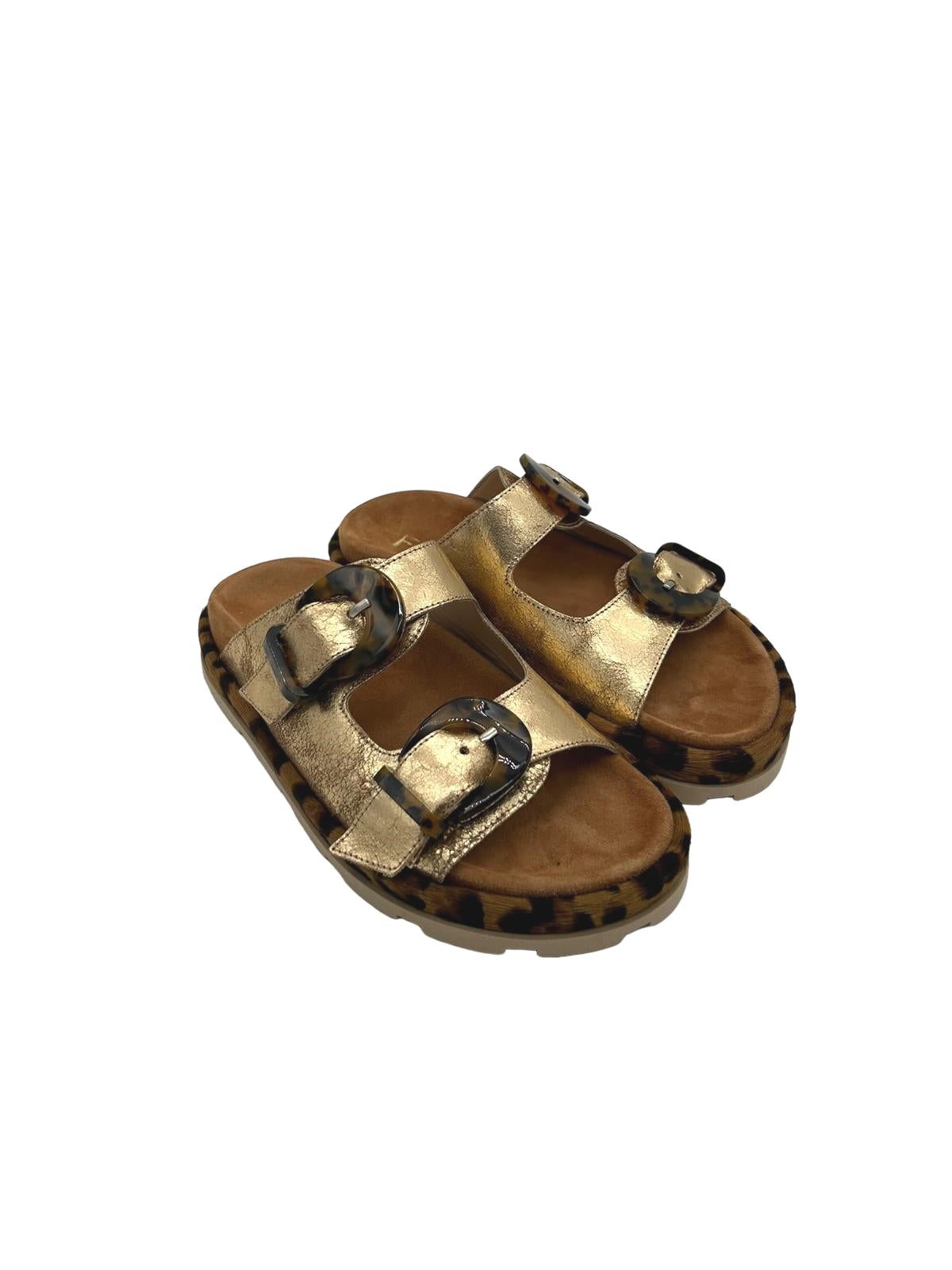 Ciabatta donna FRU.IT Metallizzato Oro - 8670 -