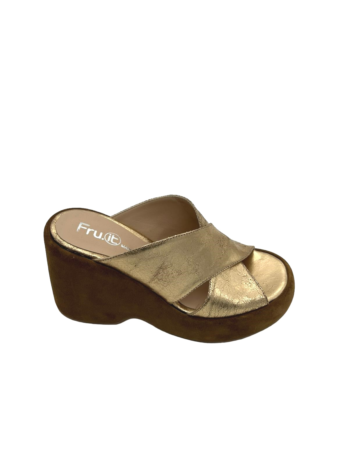 Zeppa donna FRU.IT Metallizzato Oro - 8770 -