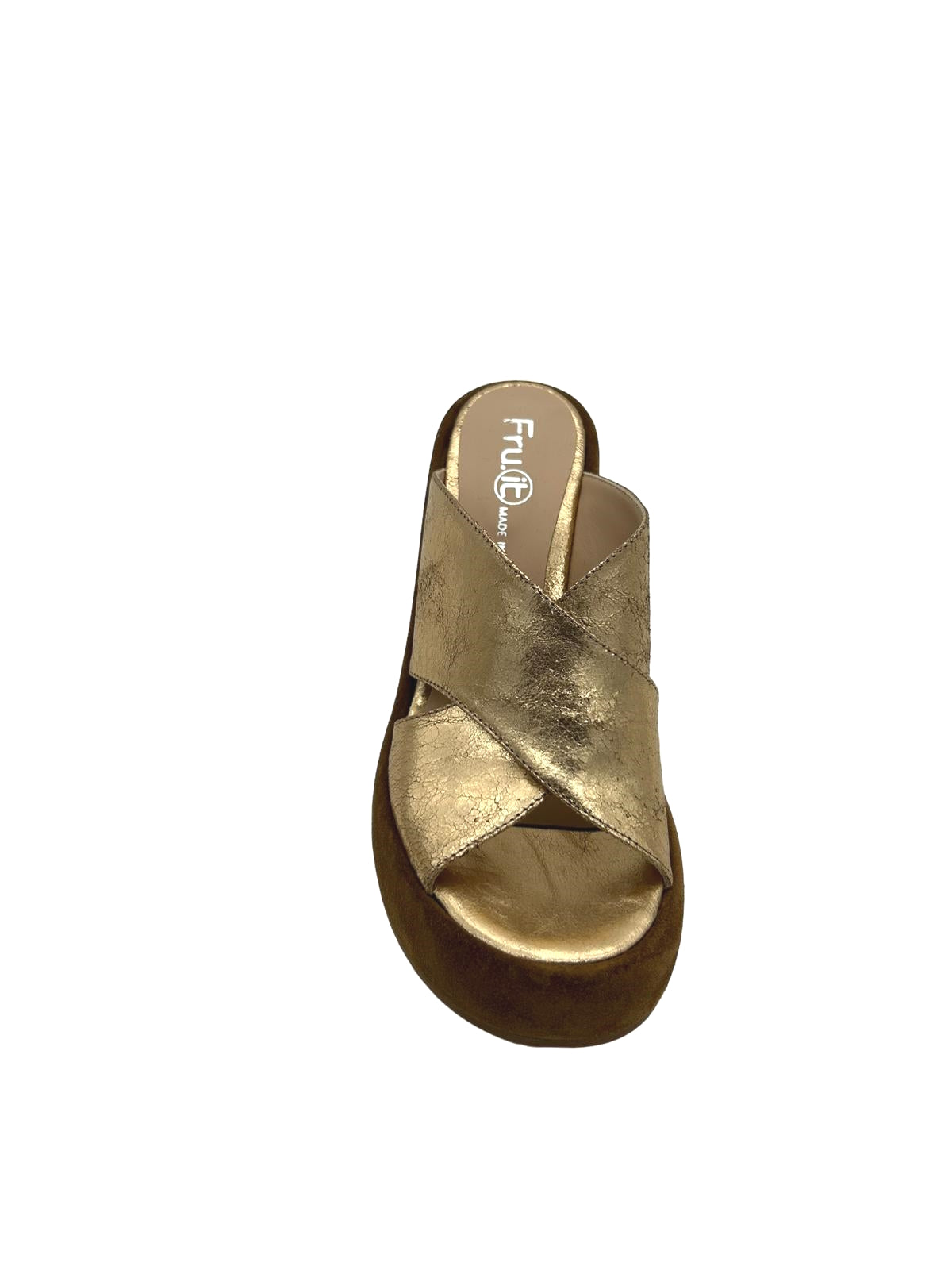 Zeppa donna FRU.IT Metallizzato Oro - 8770 -