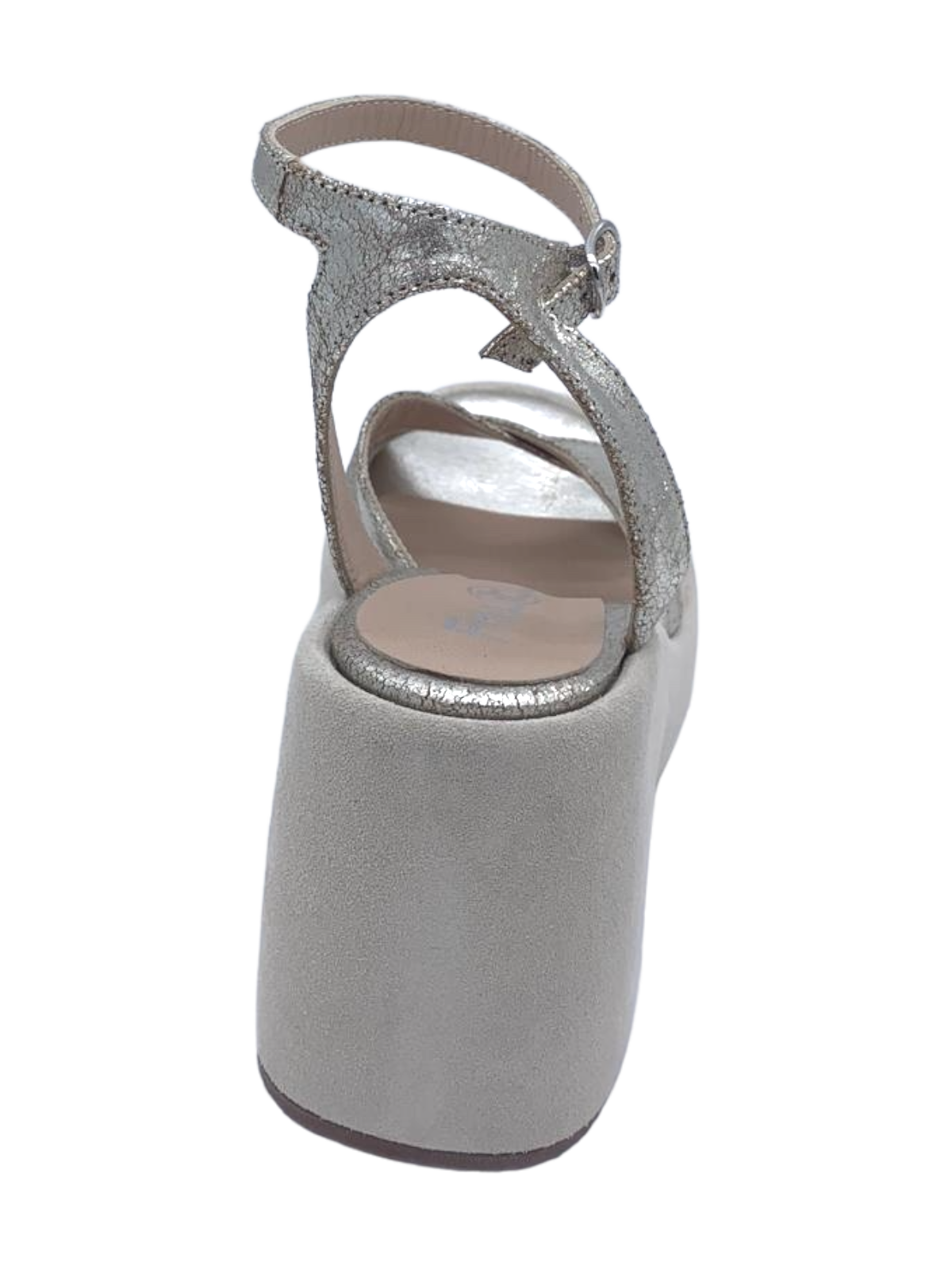 Sandalo donna FRU.IT Metallizzato Avorio - 8766 -
