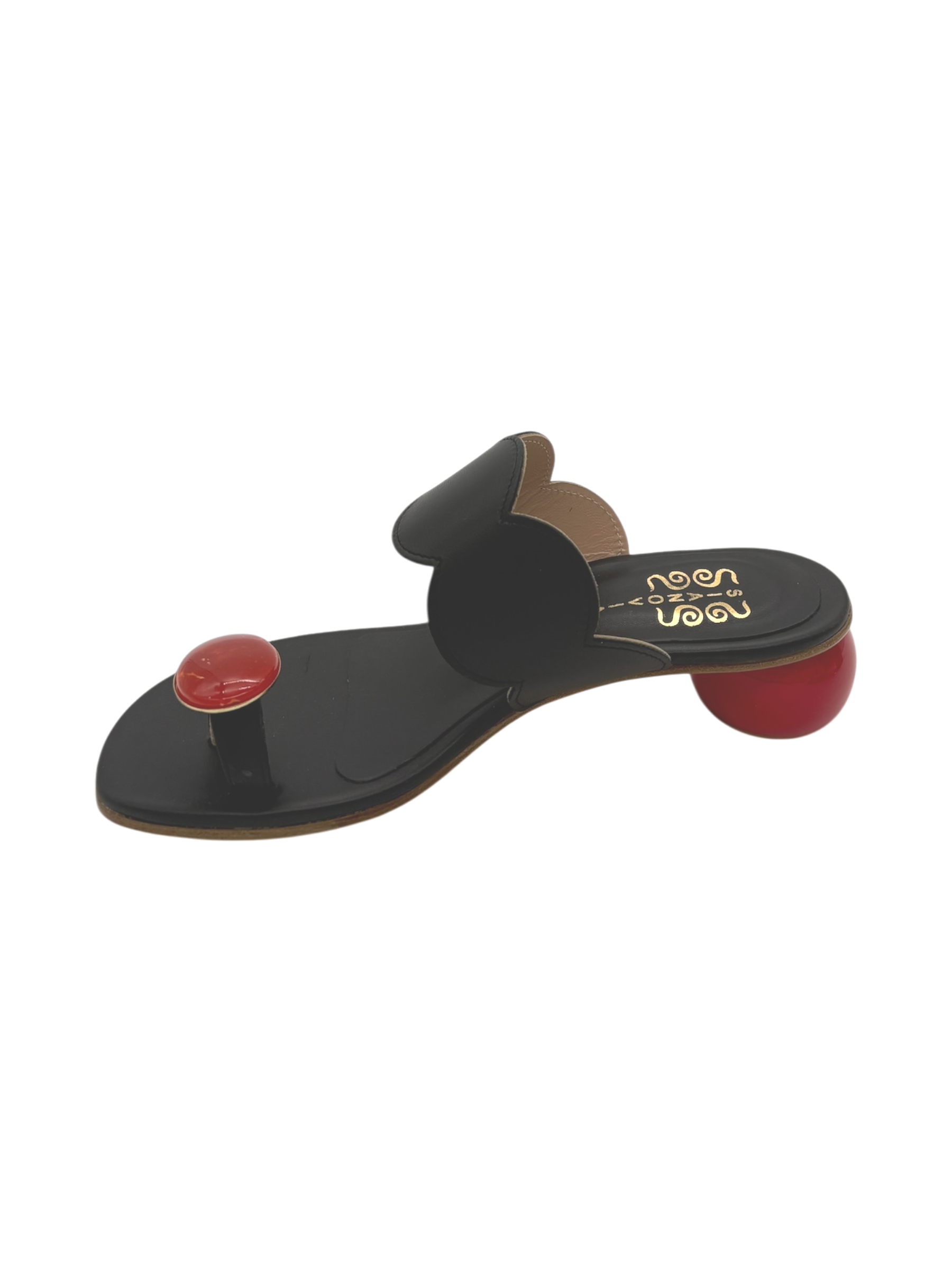 Sandalo donna SIANO VIA ROMA Pelle Black -100-