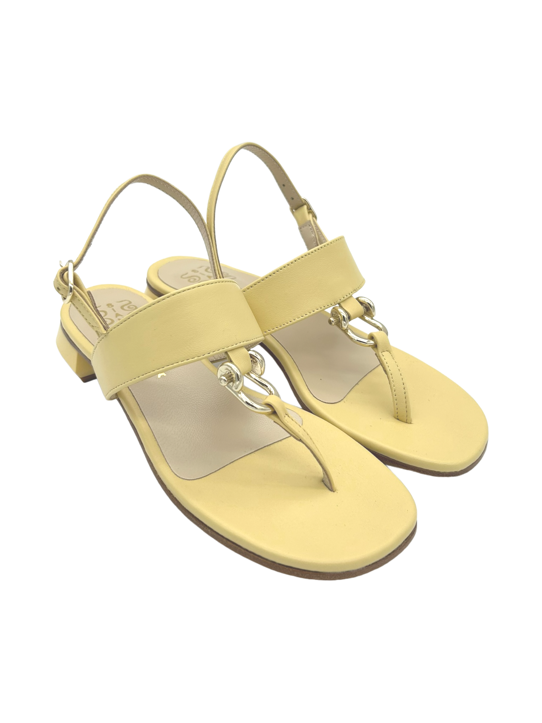 Sandalo donna SIANO VIA ROMA Pelle Banana - 074 -