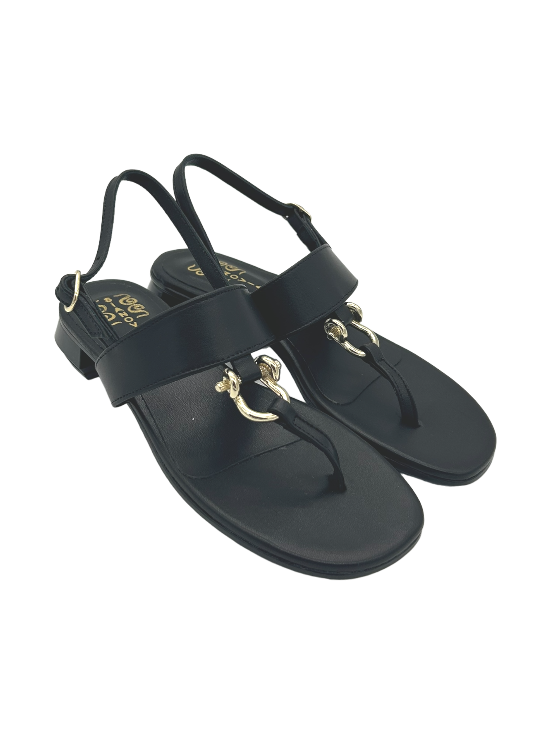 Sandalo donna SIANO VIA ROMA Pelle Black - 074 -