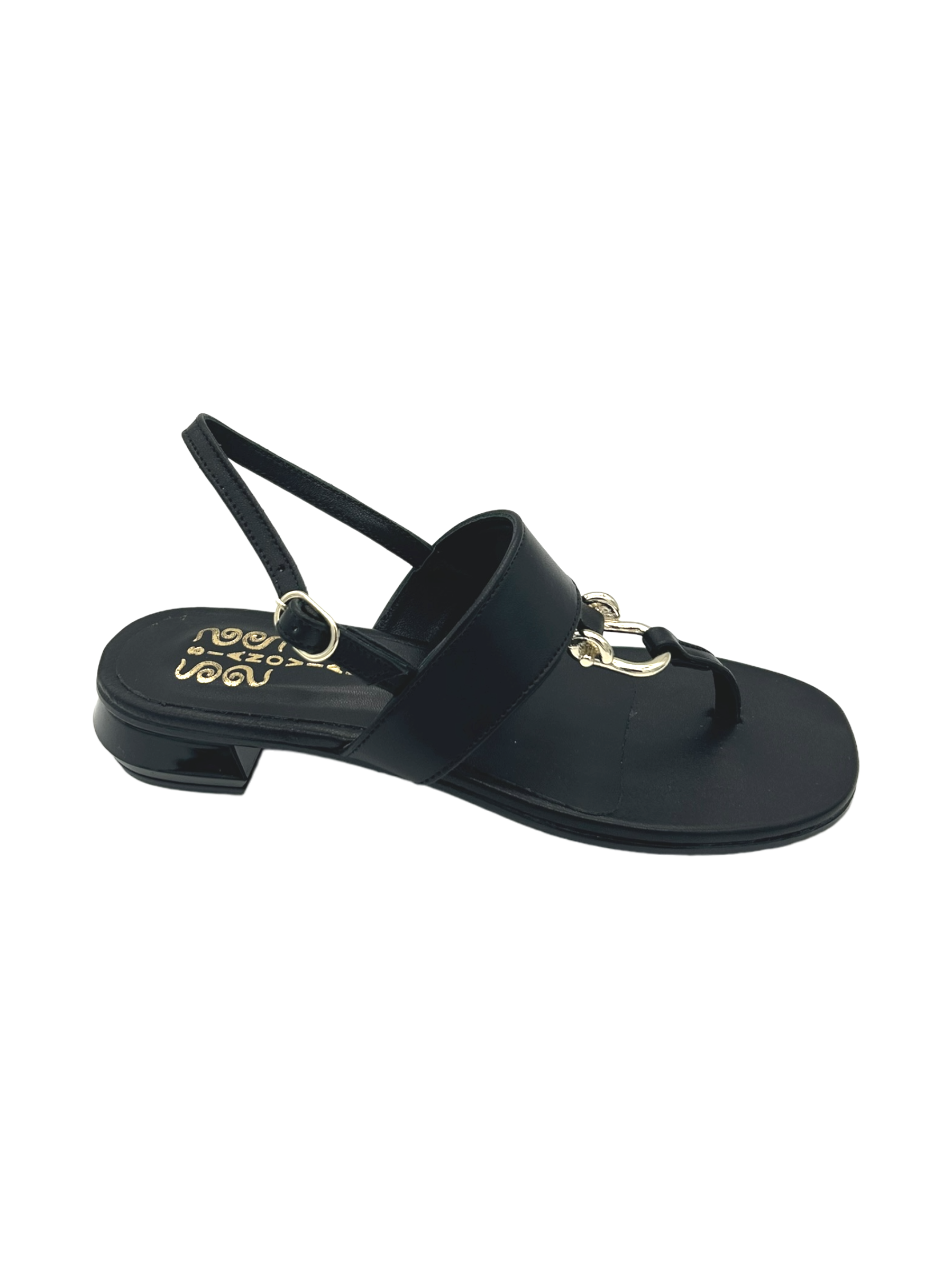 Sandalo donna SIANO VIA ROMA Pelle Black - 074 -