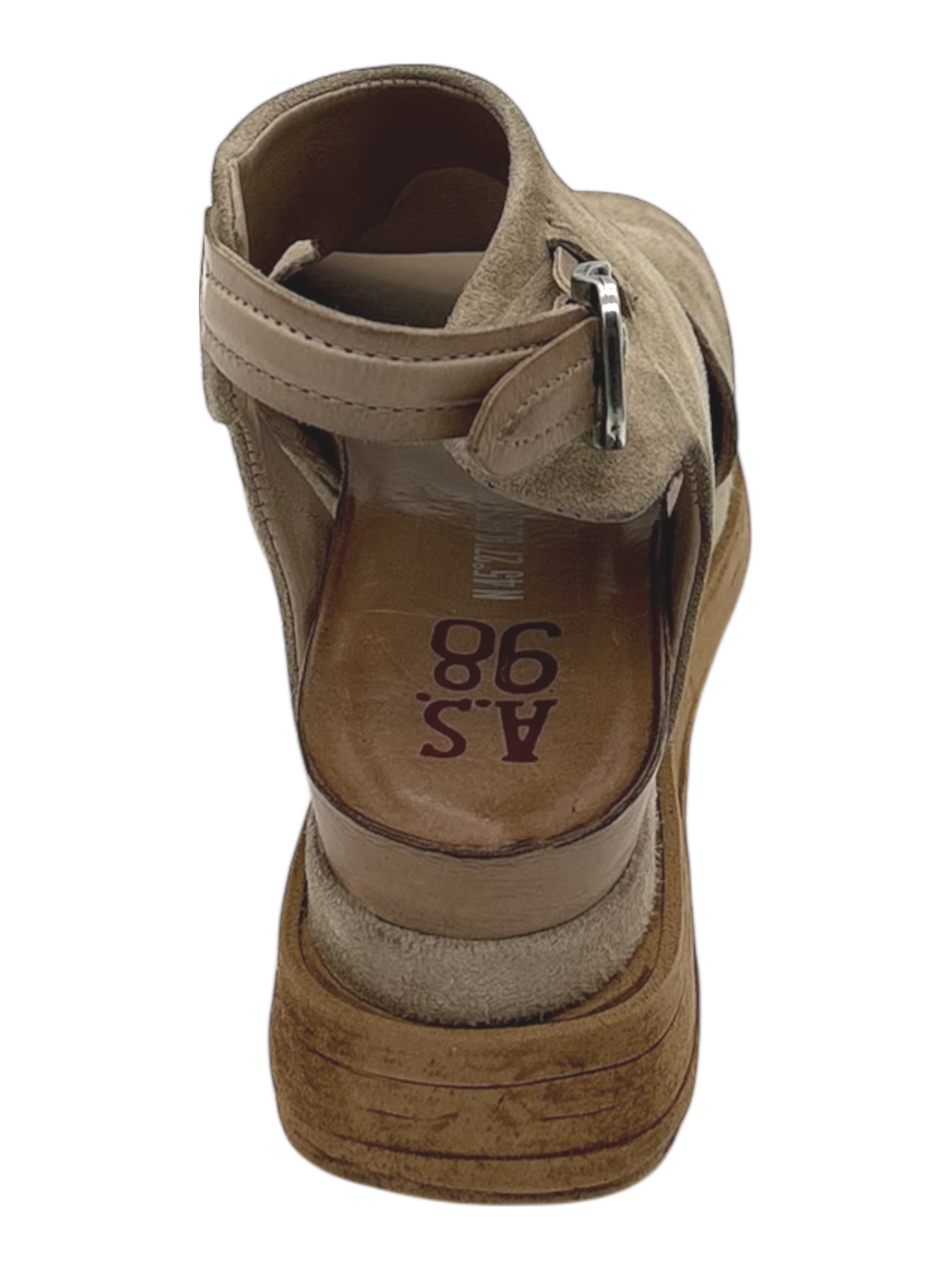 Sandalo in pelle zeppa donna As98 Lagos Cartoon - A15051 -