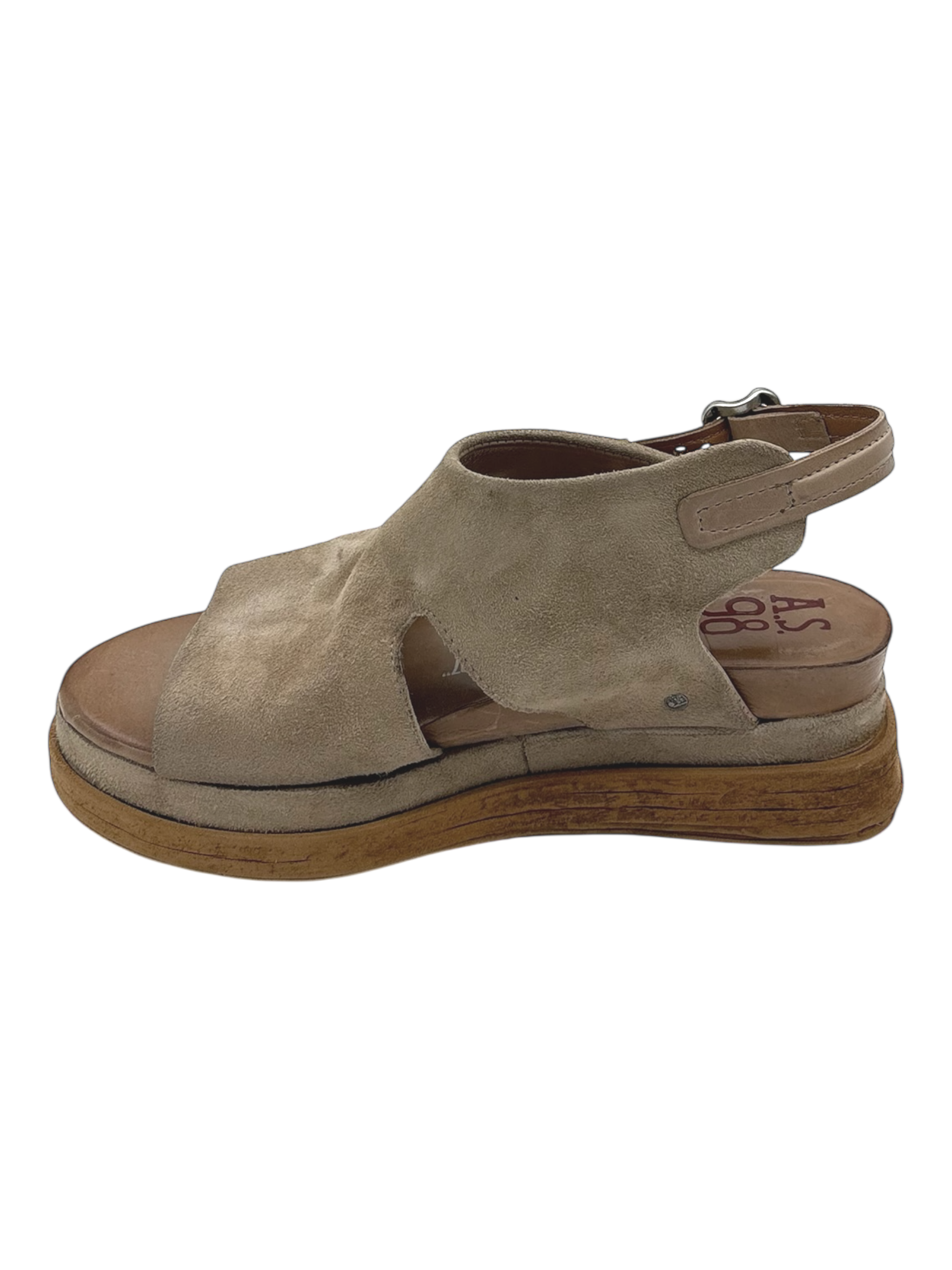 Sandalo in pelle zeppa donna As98 Lagos Cartoon - A15051 -