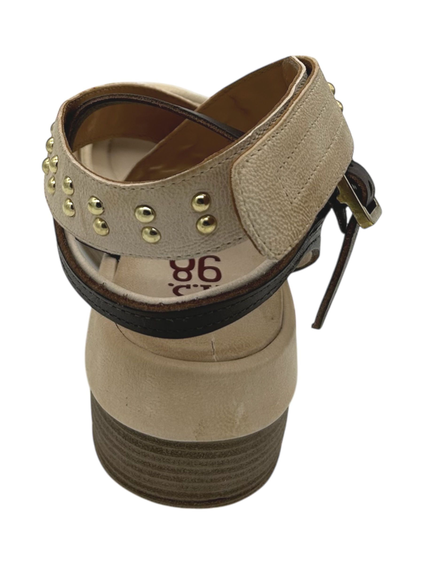 Sandalo in pelle zeppa donna AS98 Beach   - C02001 -