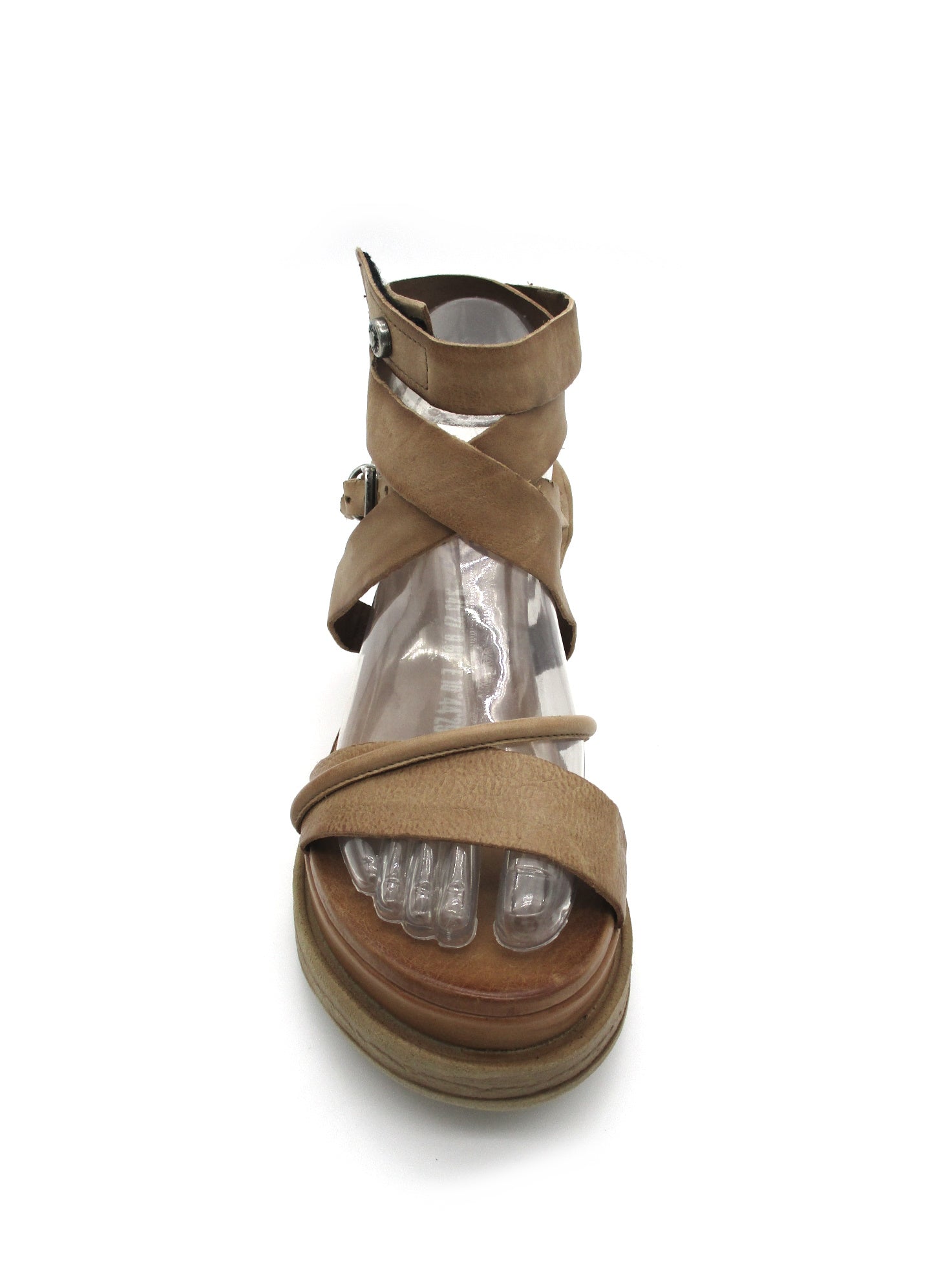 Sandalo in pelle zeppa donna AS98 Lagos Tiger - A15006 -