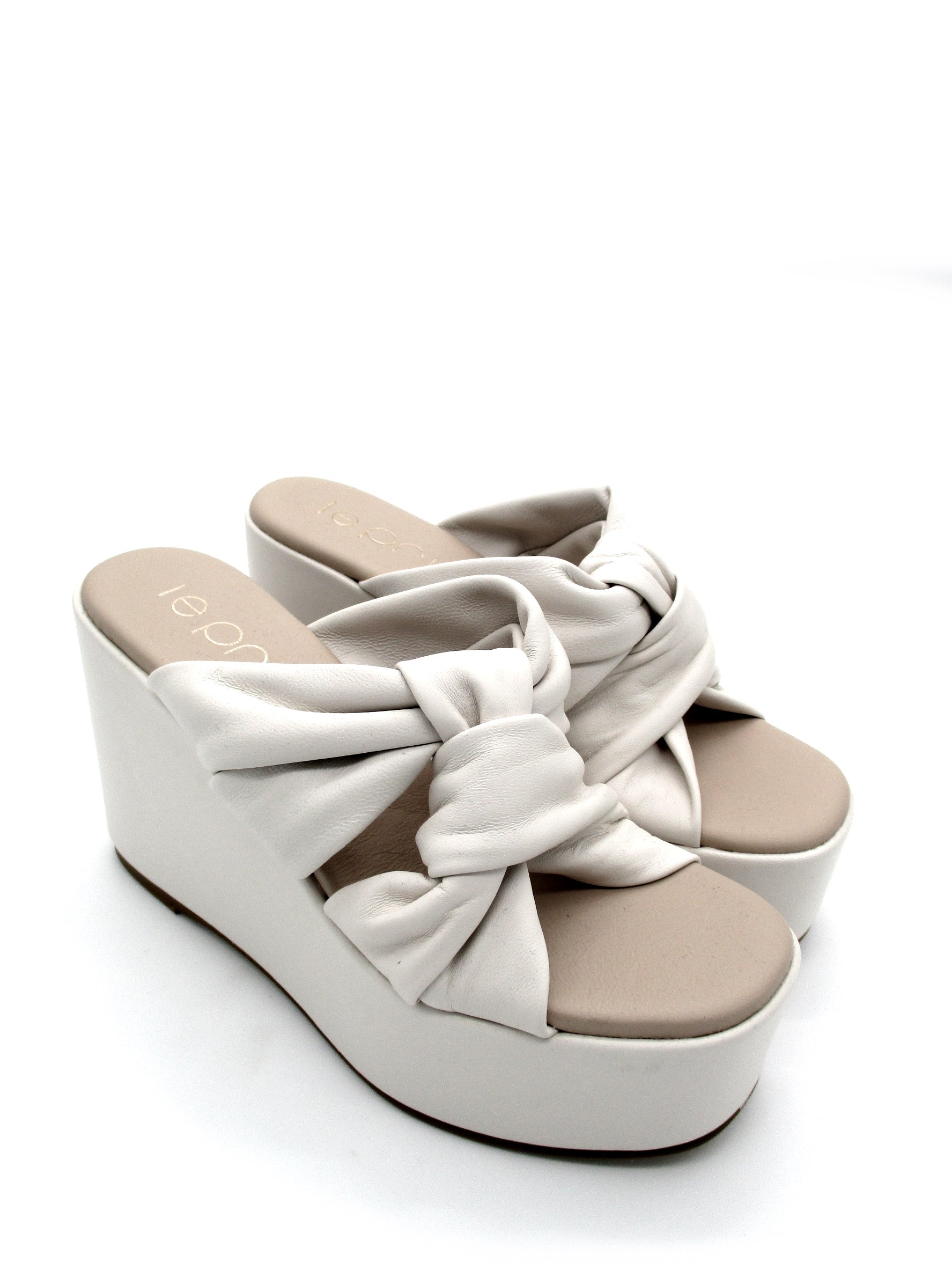 Sandalo nappa donna le privè by Valery Off White - Godiva 404 -