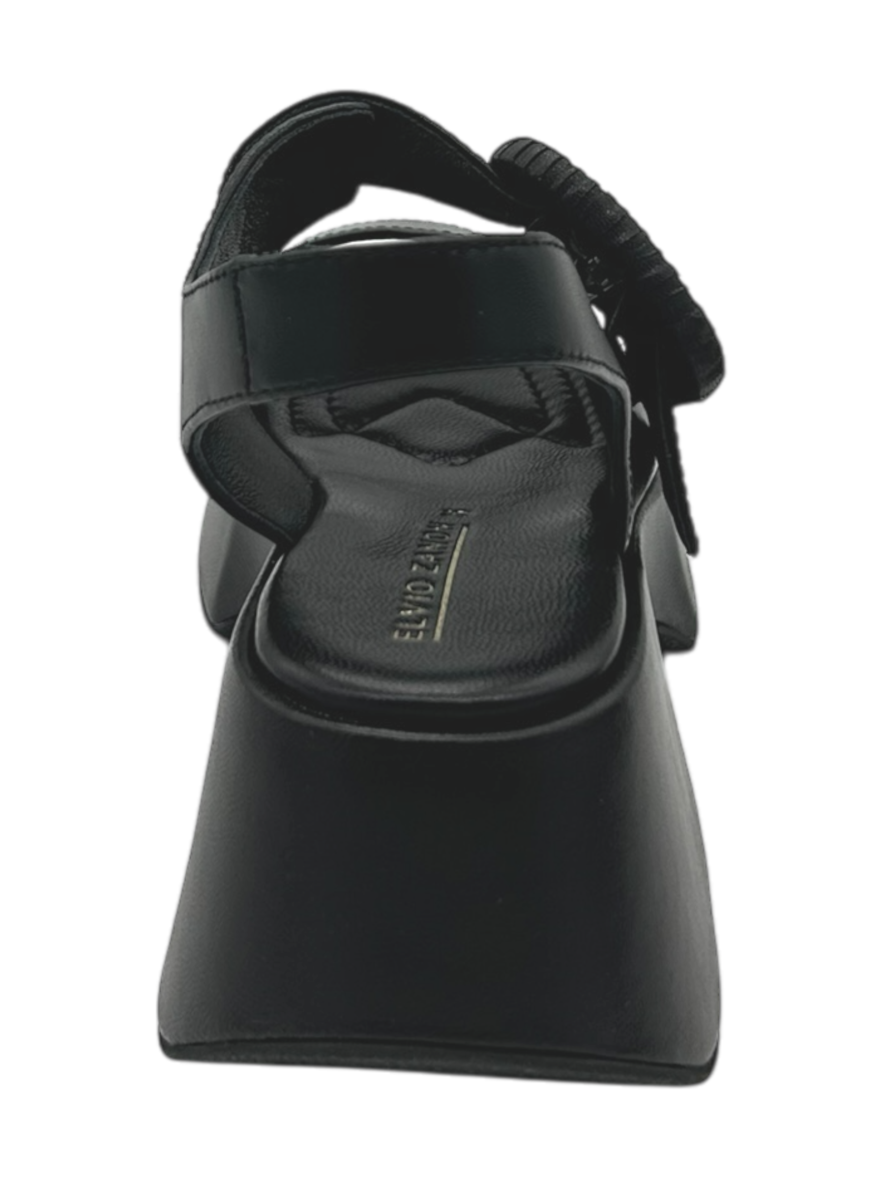 Sandalo pelle Elvio Zanon Nero -EB1206X-