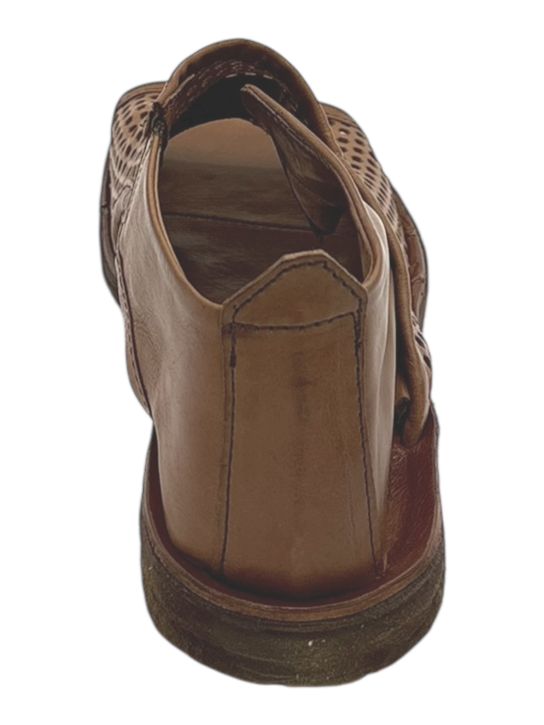 Sandalo pelle donna AS98 Camel - A16080 -