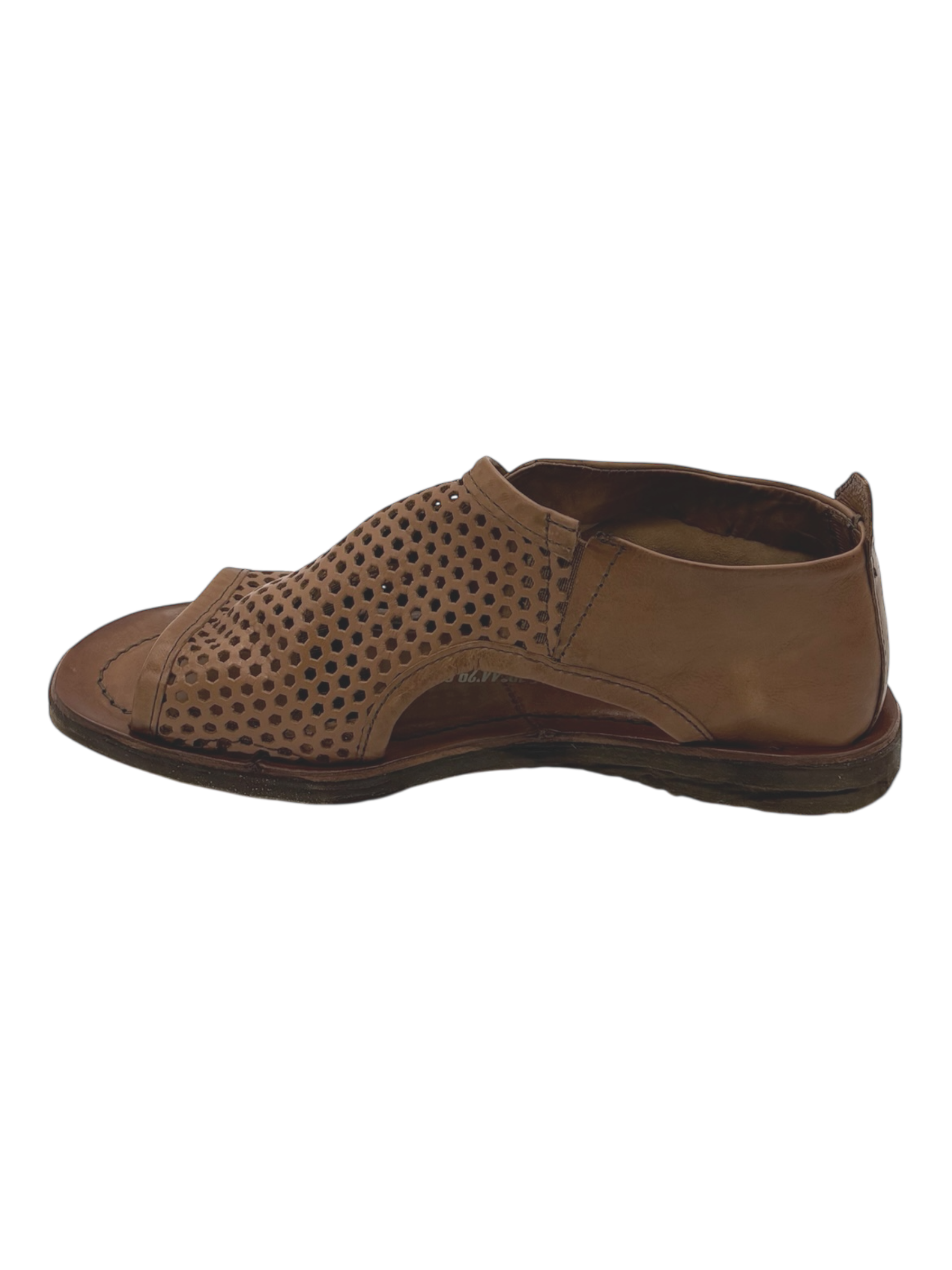 Sandalo pelle donna AS98 Camel - A16080 -