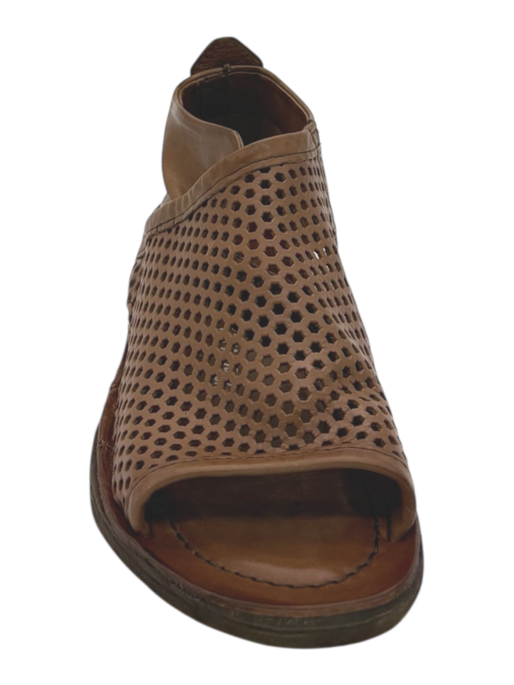 Sandalo pelle donna AS98 Camel - A16080 -