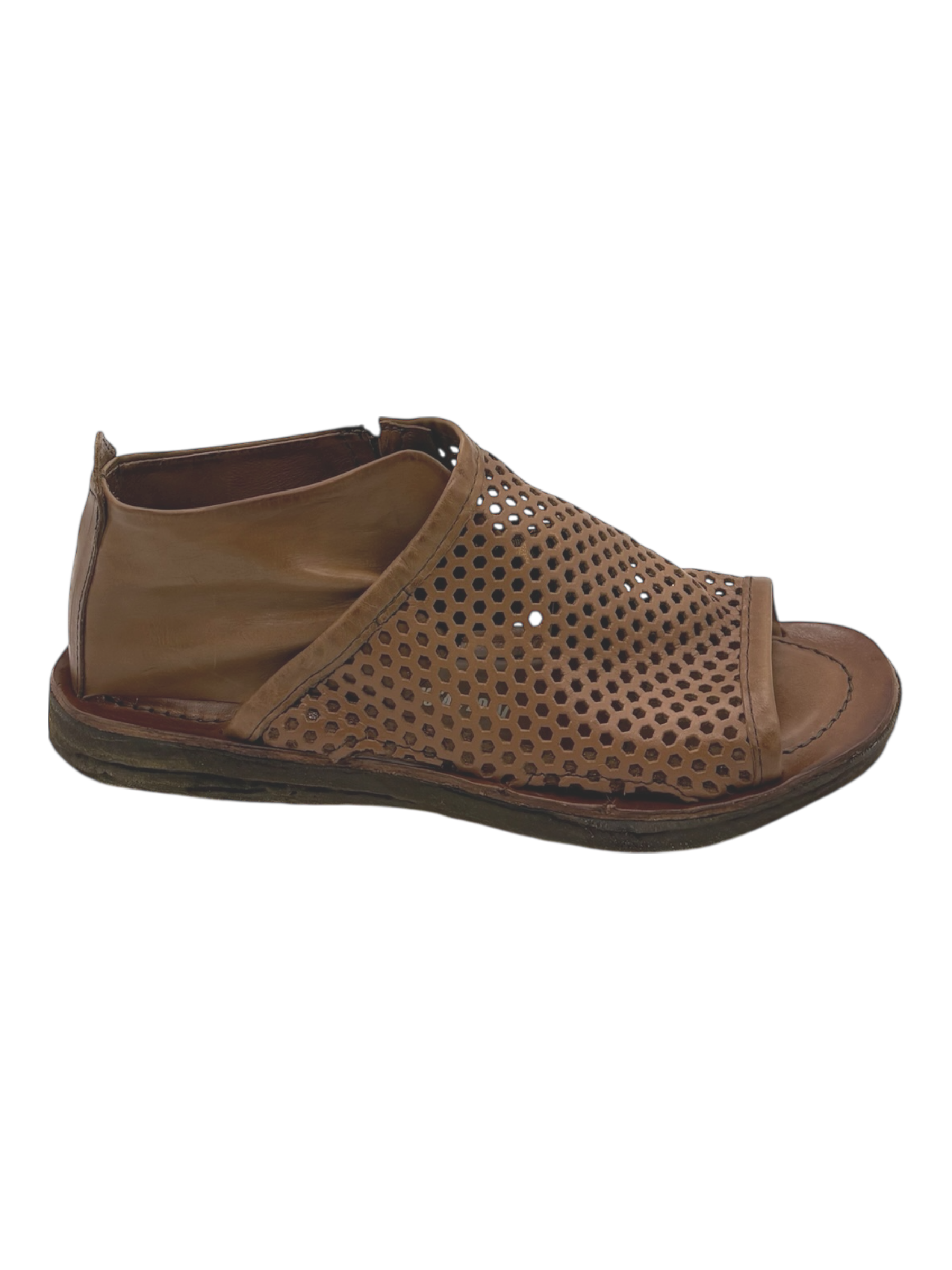 Sandalo pelle donna AS98 Camel - A16080 -