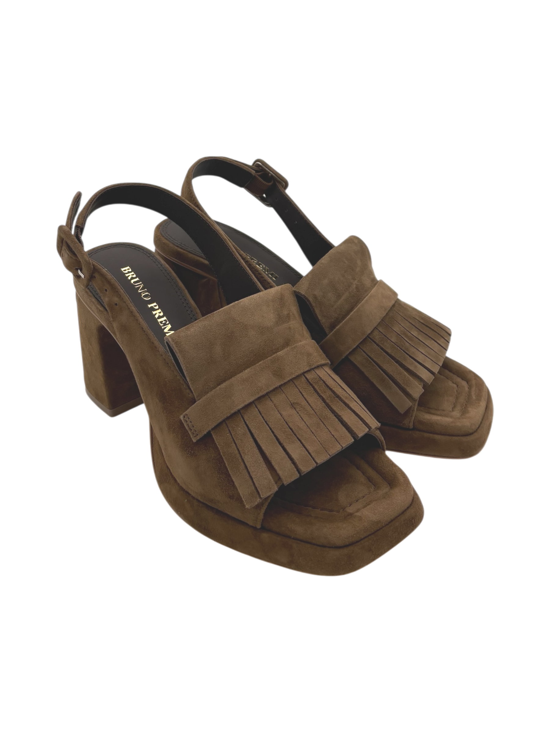 Sandalo pelle donna Bruno Premi Tabacco - BN5203X -