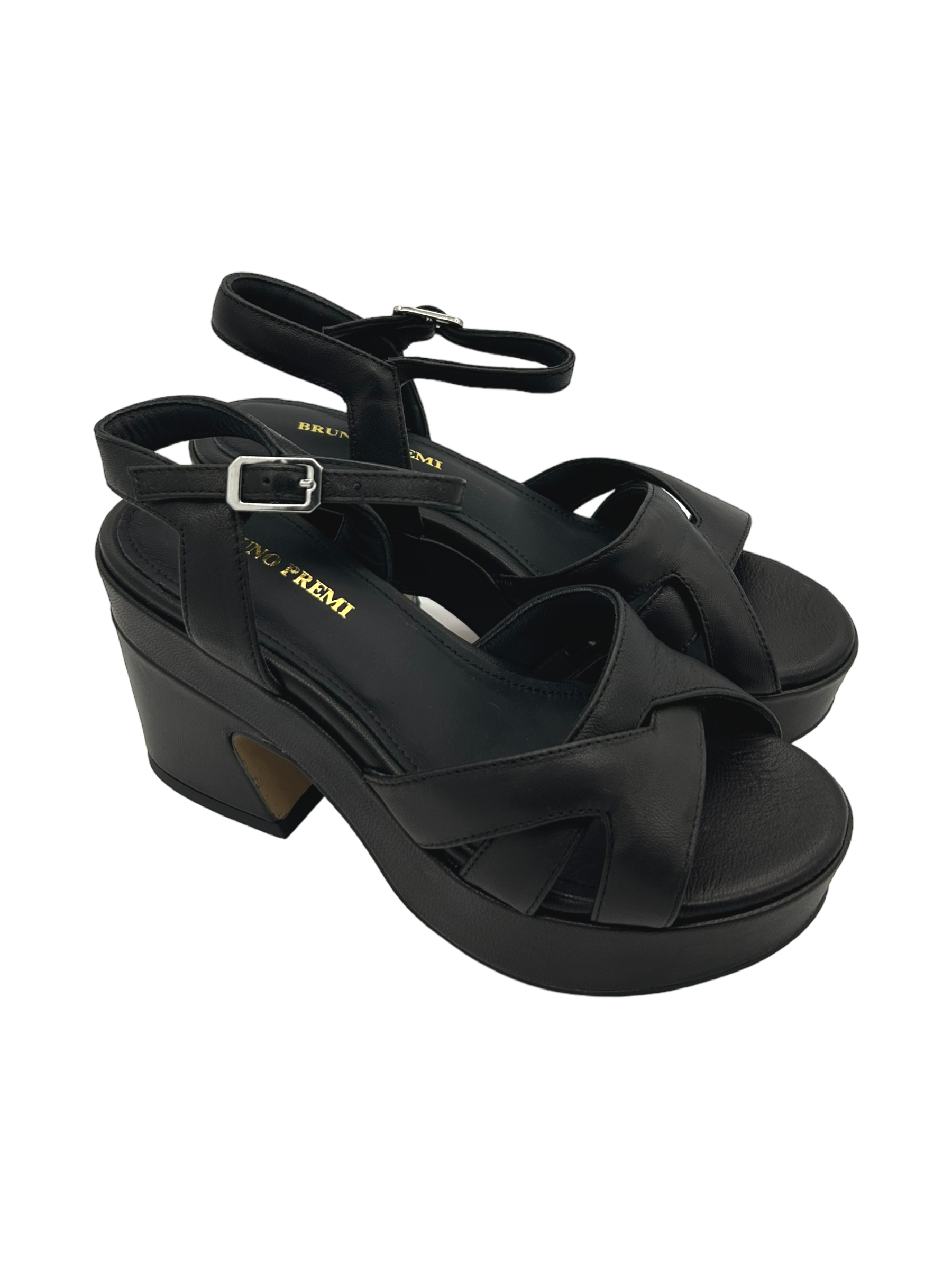 Sandalo pelle donna Bruno Premi Nero - BH2905X -